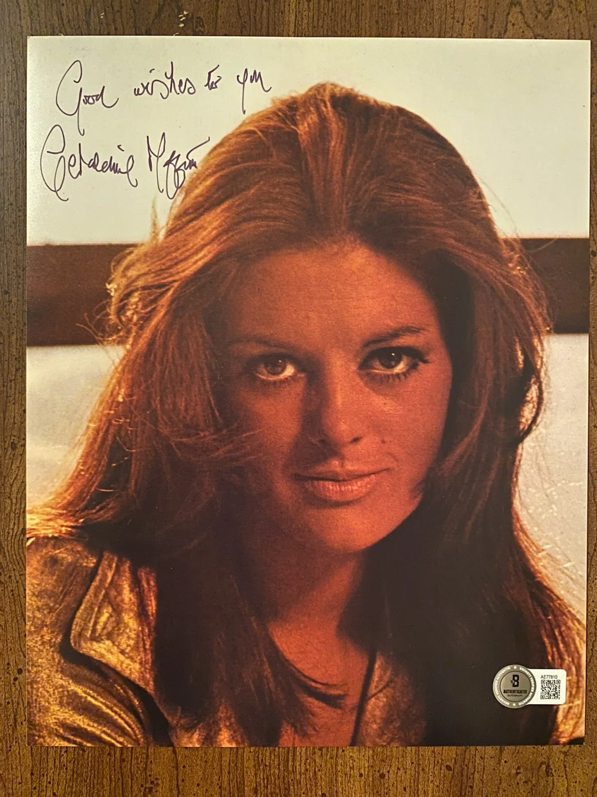 Geraldine Moffat — Geraldine Moffat Signed Autographed 10x8 Photo Beckett BAS Get Carter