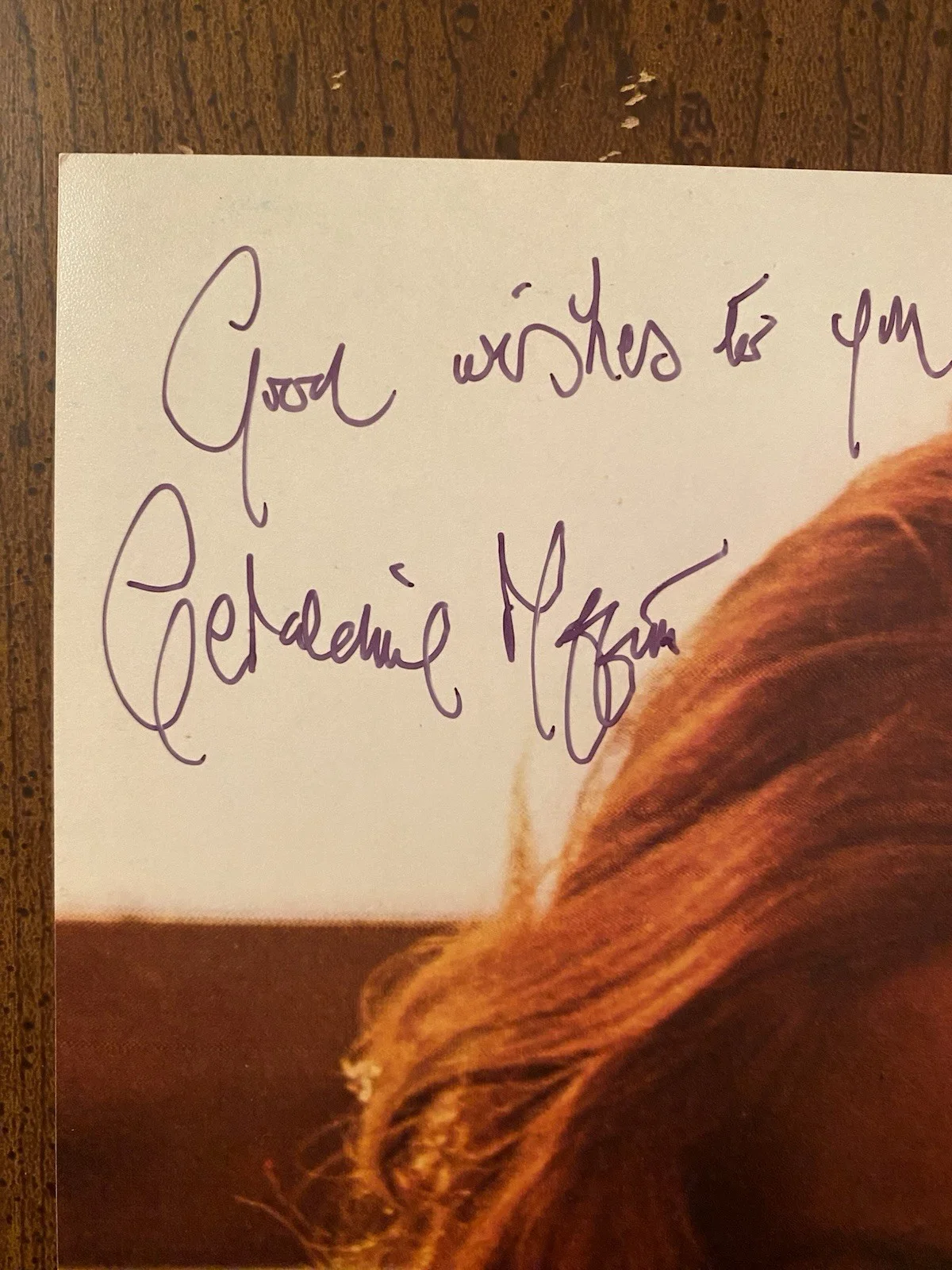 Geraldine Moffat — Geraldine Moffat Signed Autographed 10x8 Photo Beckett BAS Get Carter, изображение 2
