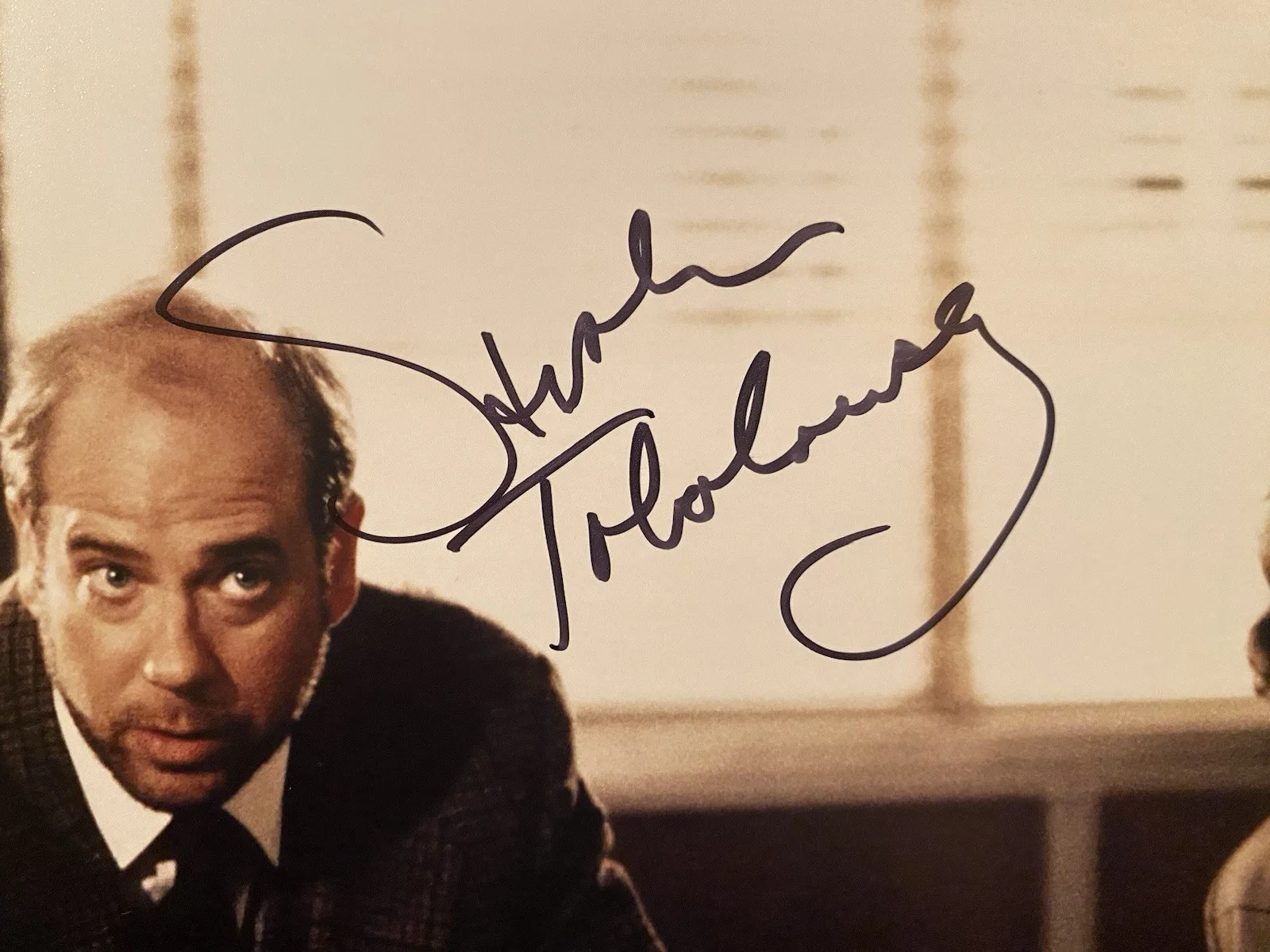 Stephen Tobolowsky — Stephen Tobolowsky Signed Autographed 10x8 Photo Basic Instinct Beckett BAS, image 2