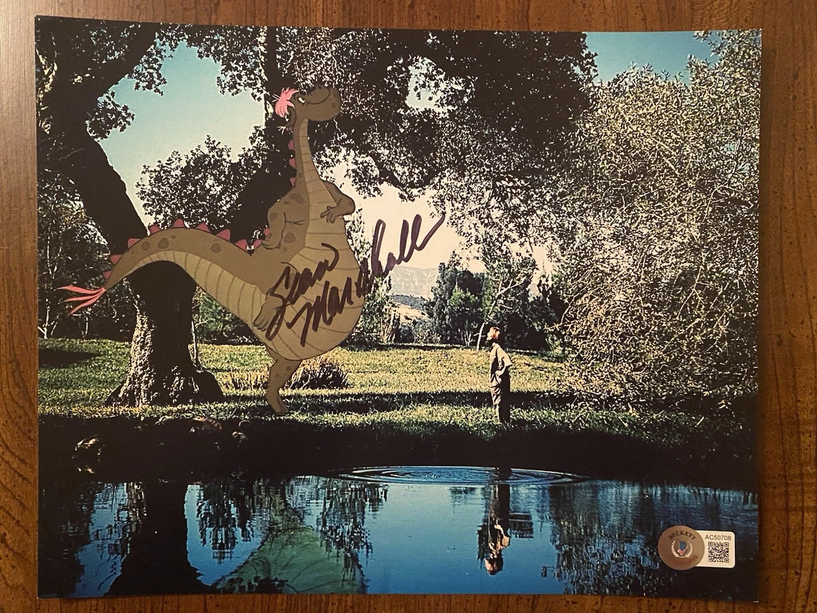 Sean Marshall — Sean Marshall Signed Autographed Photo Pete’s Dragon Beckett BAS