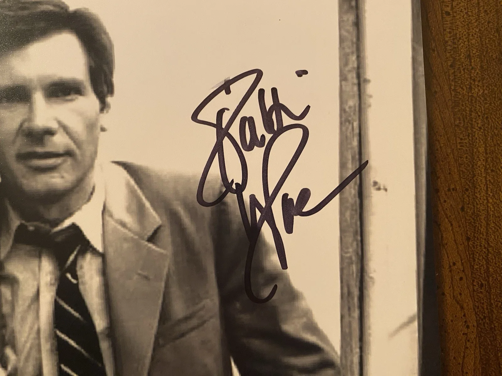 Patti Lupone — Patti Lupine Signed Autographed Photo With Harrison Ford Beckett BAS Witness, изображение 2