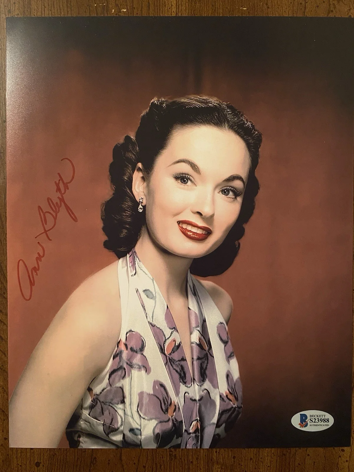 Ann Blyth — Ann Blyth Signed Autographed Photo Mildred Pierce Helen Morgan Story Beckett COA, изображение 2
