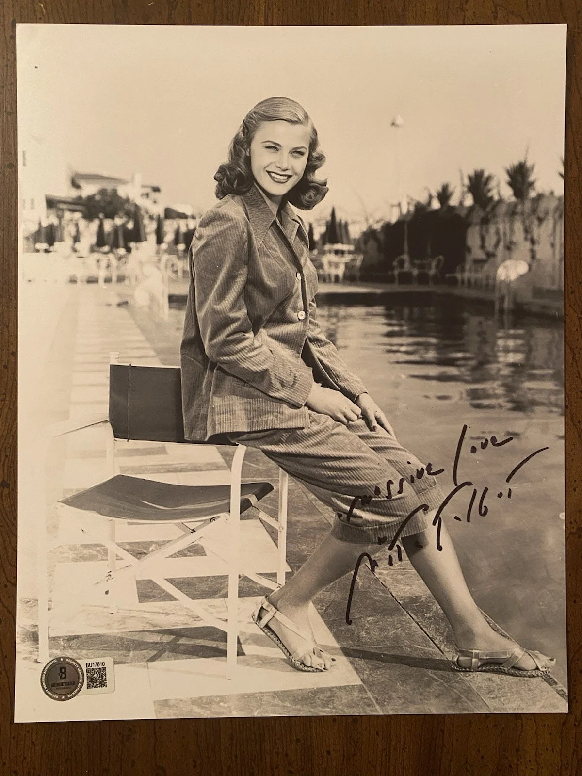 Nita Talbot — Nita Talbot Signed Autographed Photo Beckett BAS Hogans Heroes