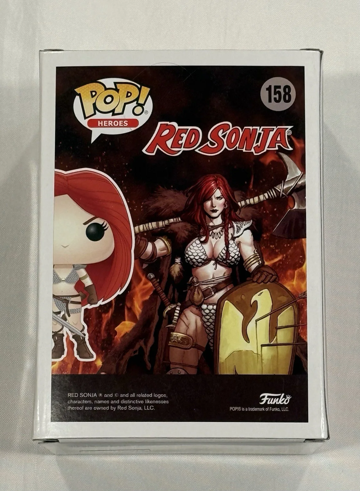 Matilda Lutz — Mitilda Lutz Signed Red Sonja Funko Pop! Heroes #158 ACOA COA, изображение 5