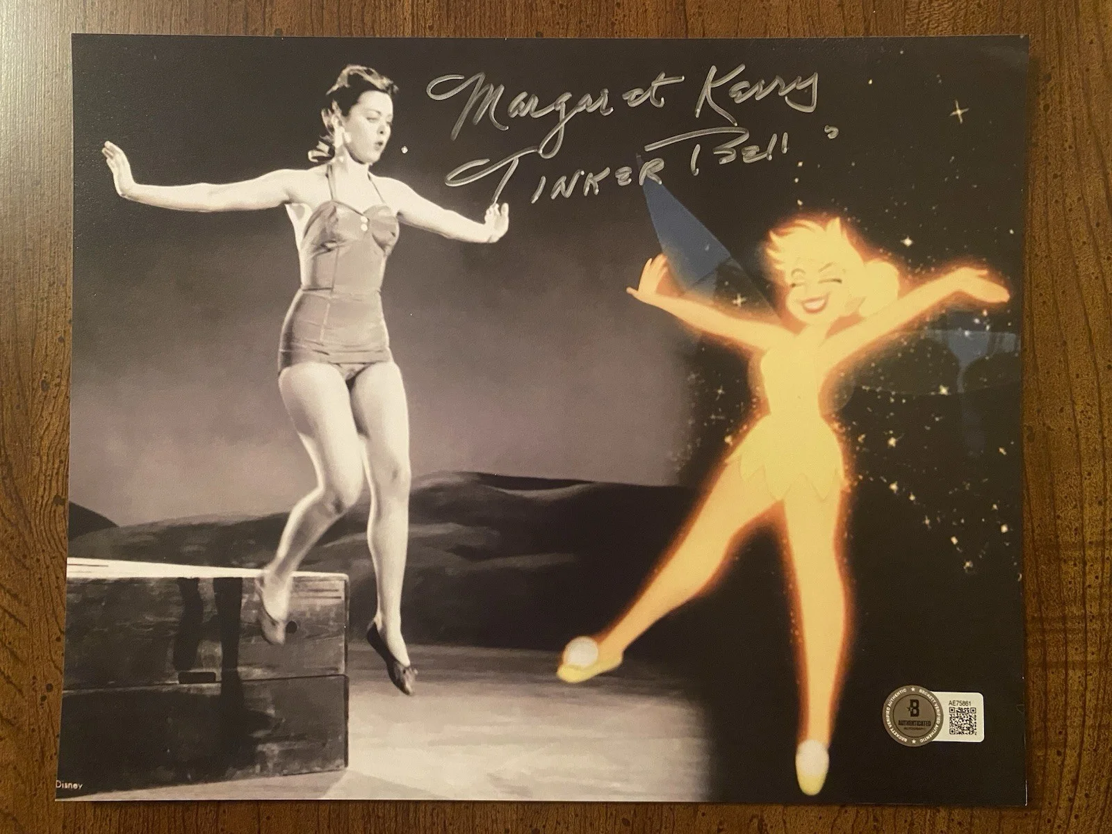 Margaret Kerry — Margaret Kerry Signed Autographed Photo Beckett BAS Tinker Bell Peter Pan