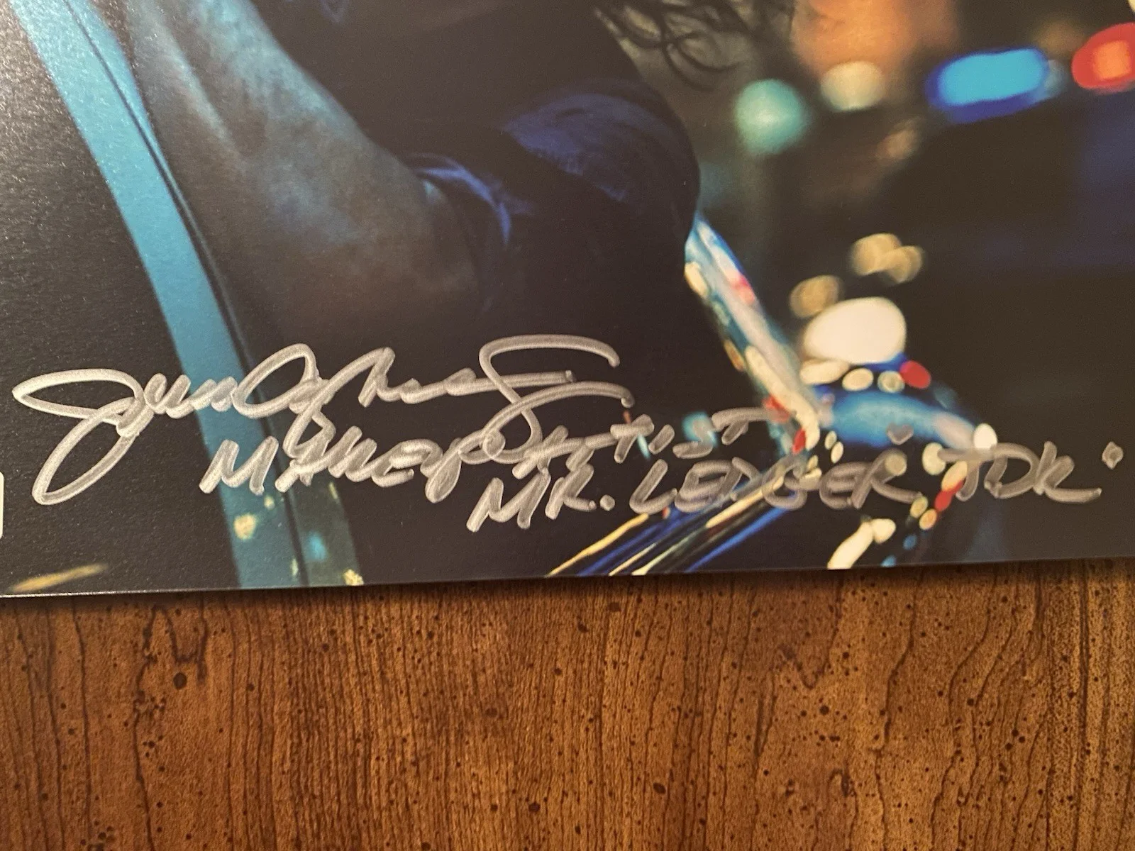 John Caglione Jr — John Caglione Jr Signed Autographed Photo Beckett BAS The Dark Knight The Joker, изображение 2