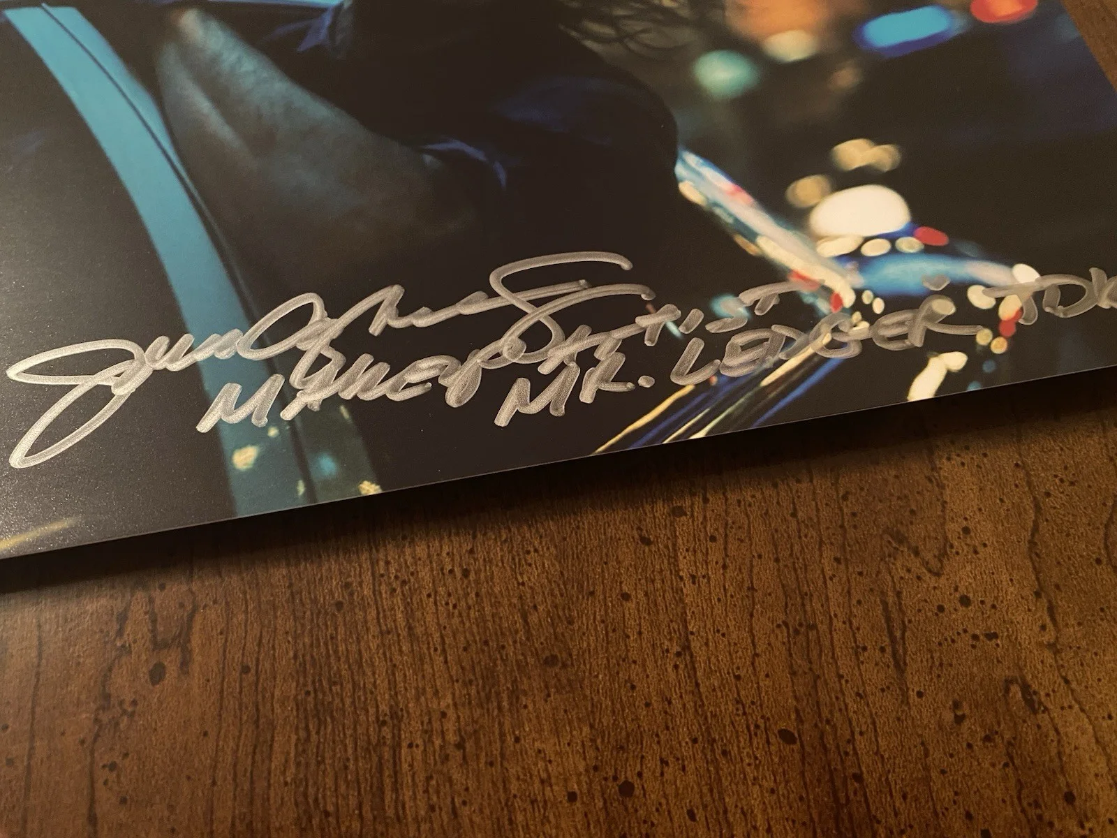 John Caglione Jr — John Caglione Jr Signed Autographed Photo Beckett BAS The Dark Knight The Joker, изображение 3
