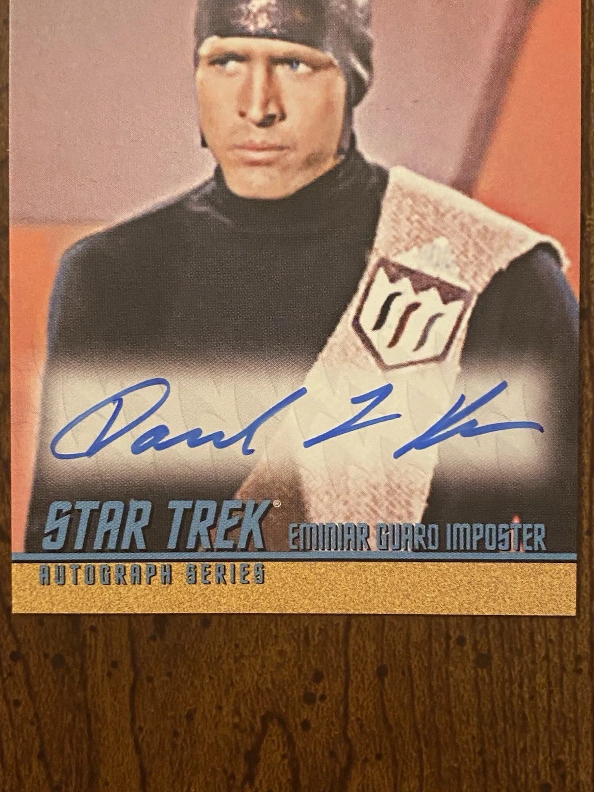 David L Ross — David L Ross Signed Autographed Star Trek The Original Series Trading Card Ritte, изображение 2