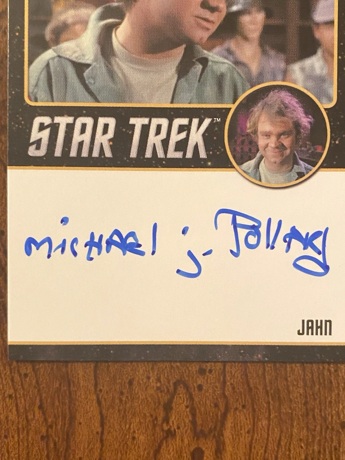 Michael J Pollard — Michael J Pollard Signed Autographed Star Trek The Original Series Trading Card, изображение 2