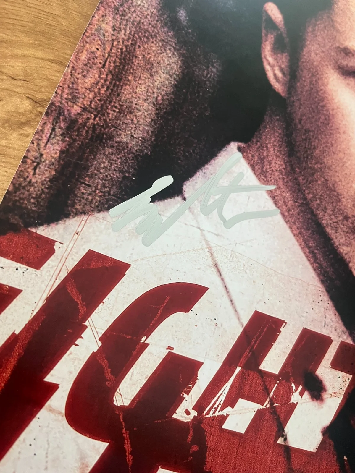 * EDWARD NORTON * signed 12x18 poster * FIGHT CLUB * COA *, image 2