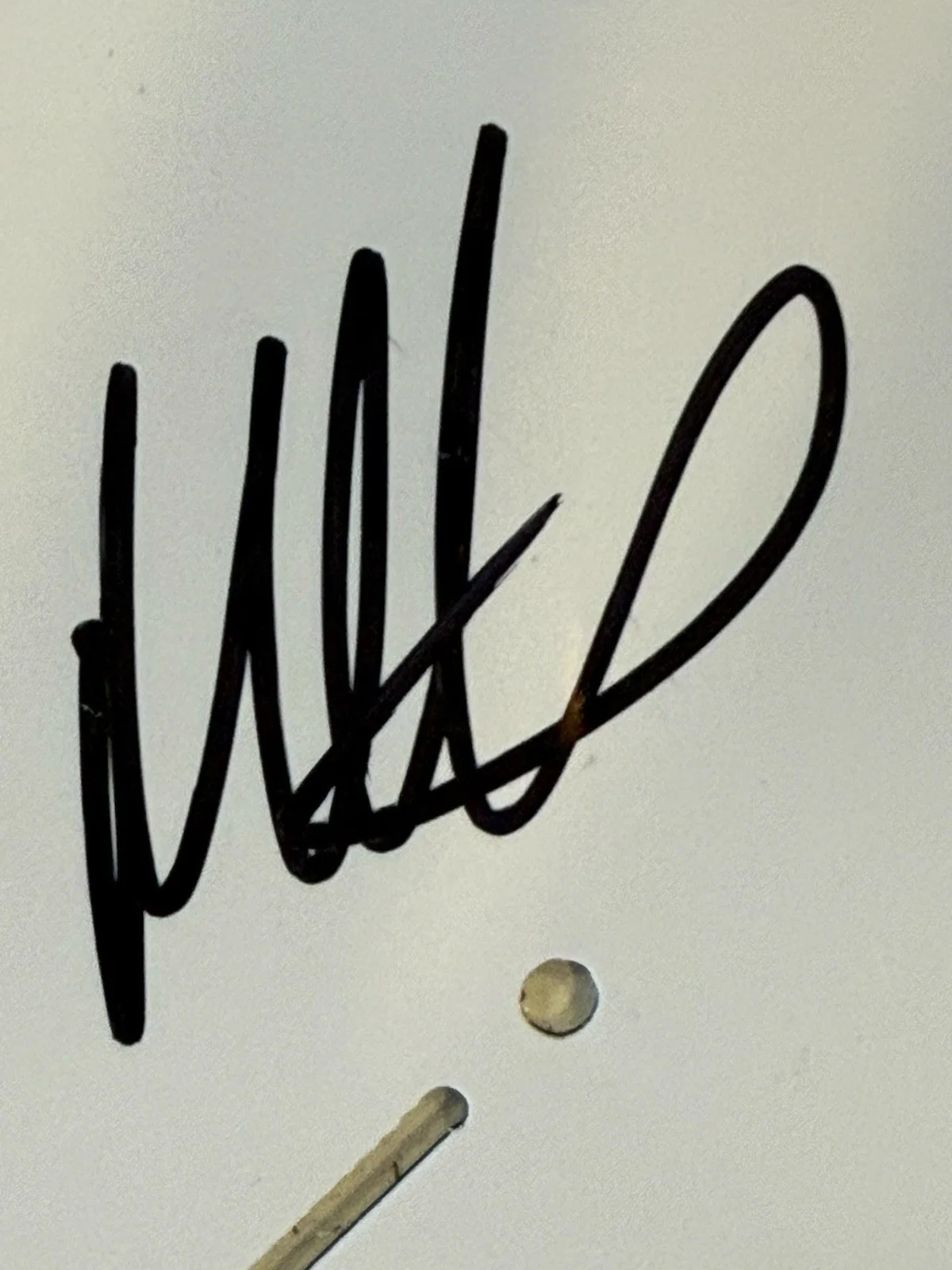 MATT HEALEY “MATTY HEALY” THE 1975 SIGNED PICKGUARD AUTOGRAPH BECKETT BQ95794, image 2