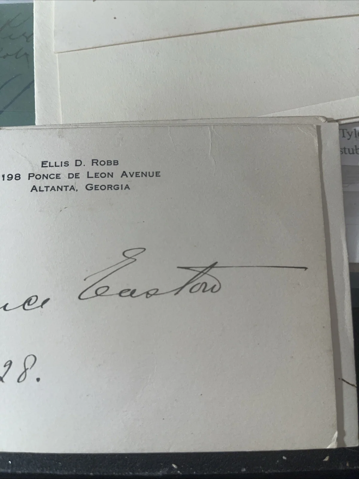 1928 Florence Easton Autograph, изображение 3