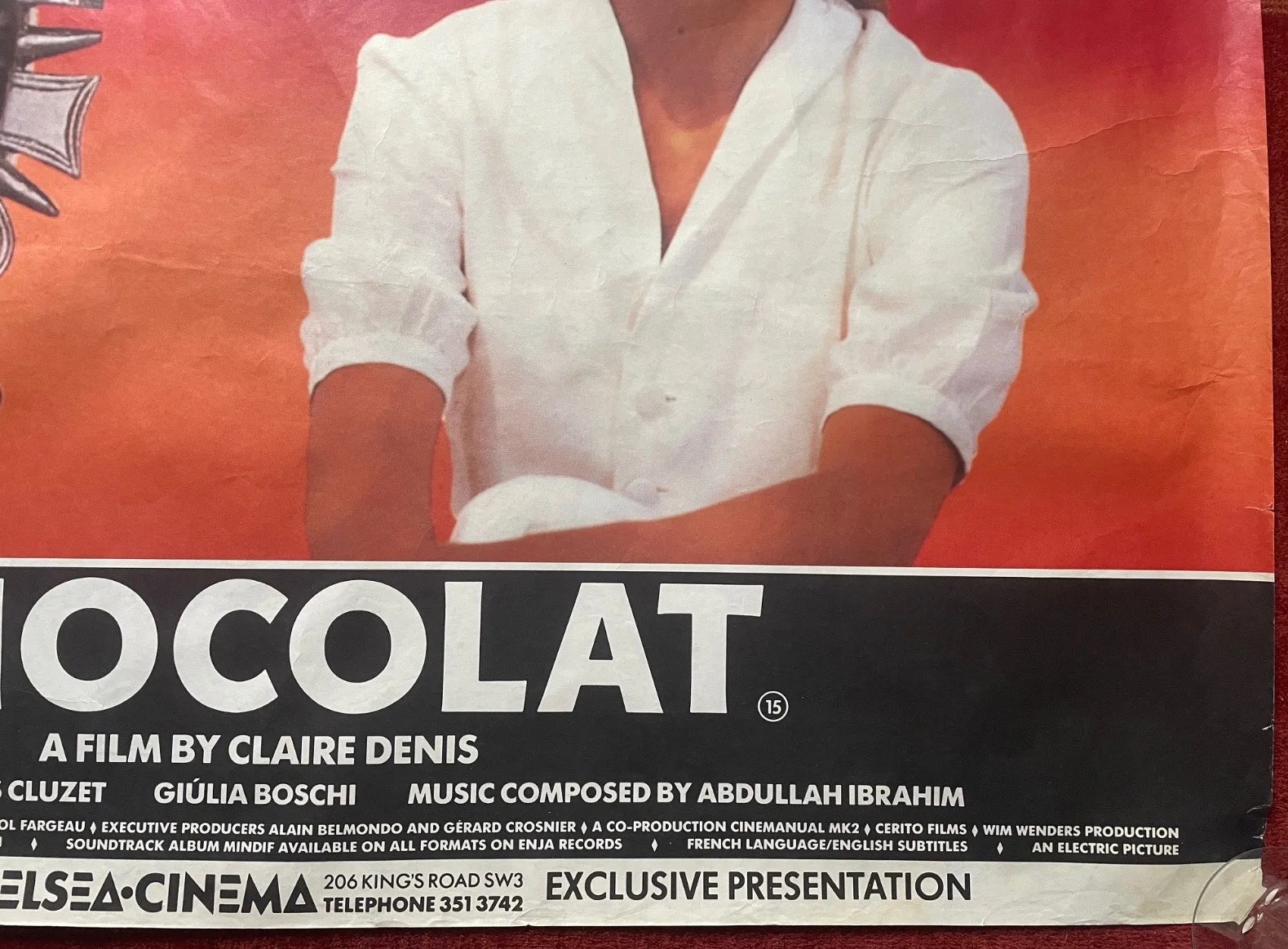 CHOCOLAT (1988) Original UK Quad Movie Poster Giulia Boschi, Claire Dennis, изображение 5