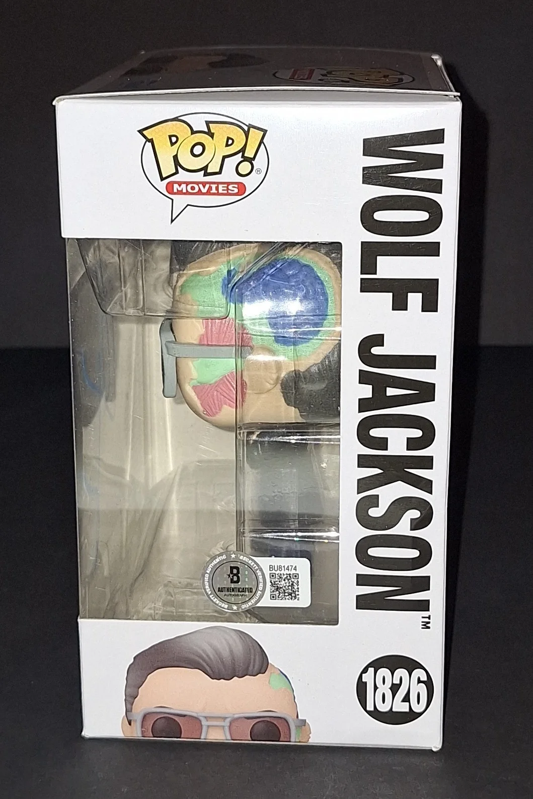 William Dafoe — William Dafoe Signed Autographed Funko Wolf Jackson Beetlejuice Beckett COA, изображение 2