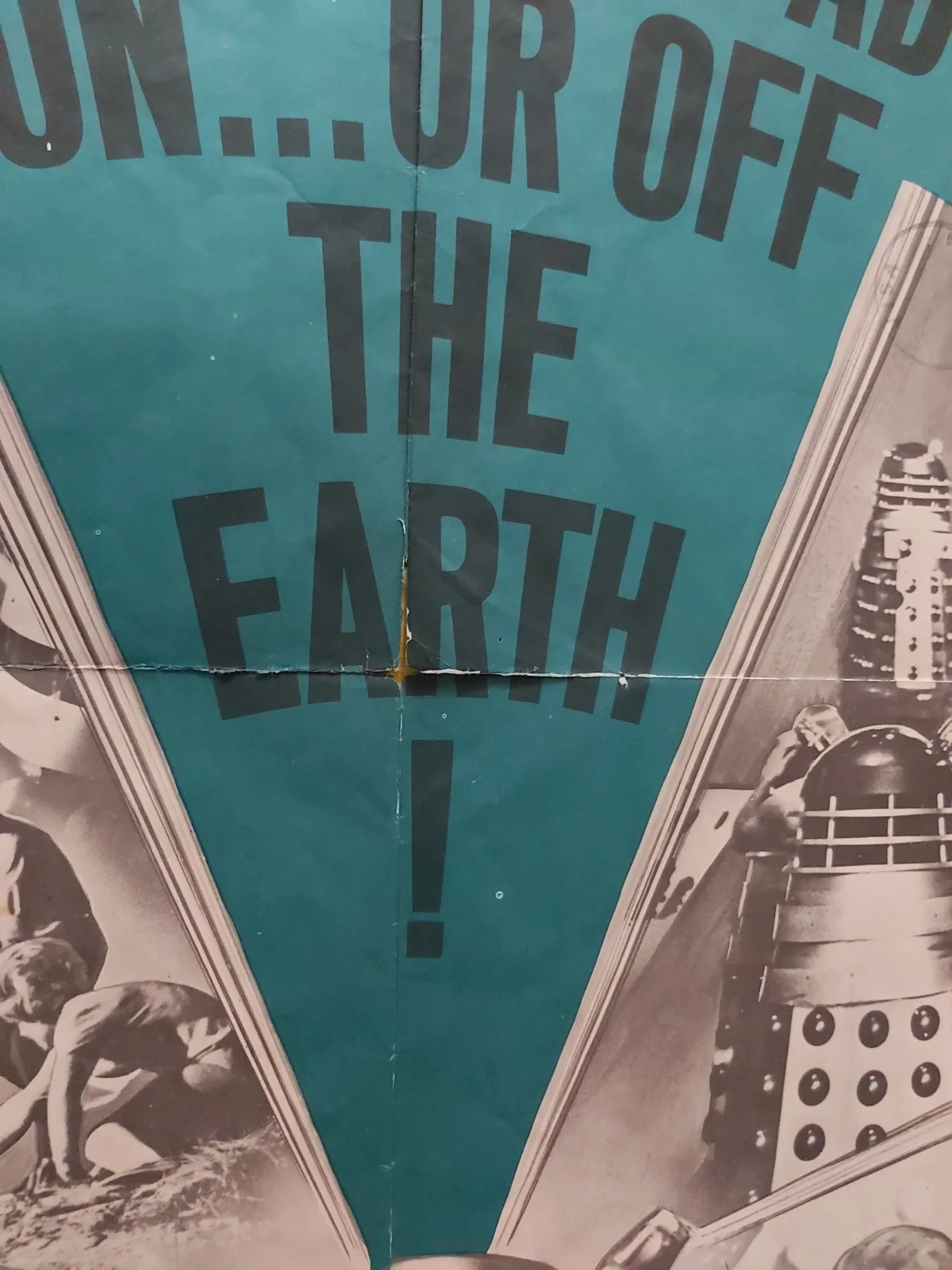 DR WHO AND THE DALEKS 1966 ORIGINAL USA 1 SHEET POSTER 27 X 41"., изображение 4