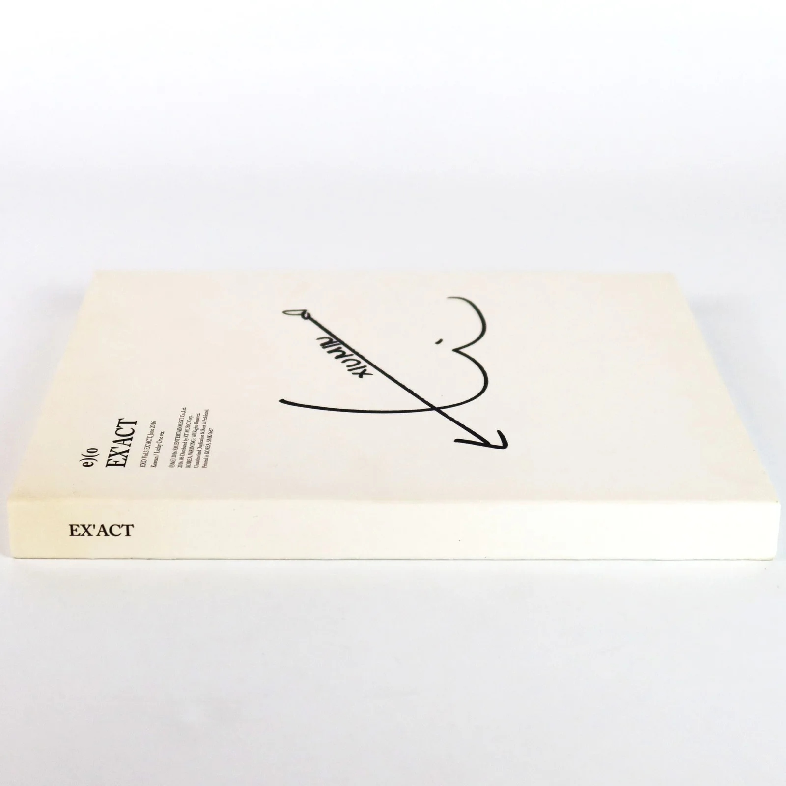 Exo - Ex'act [Lucky One Ver.] 3rd Album Xiumin Signed CD 2016 Exact, изображение 4