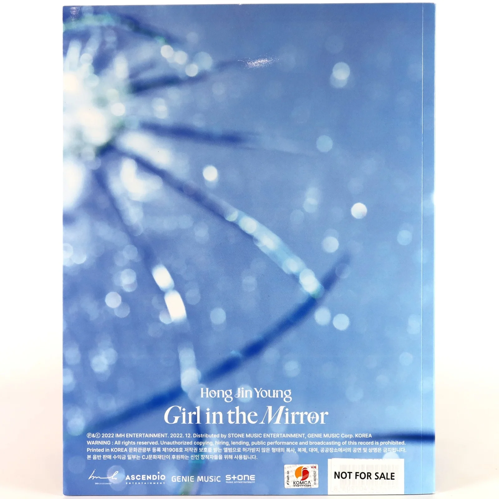 Hong Jin Young - Color Mood Signed Single Album CD Promo Girl In The Mirror, изображение 2