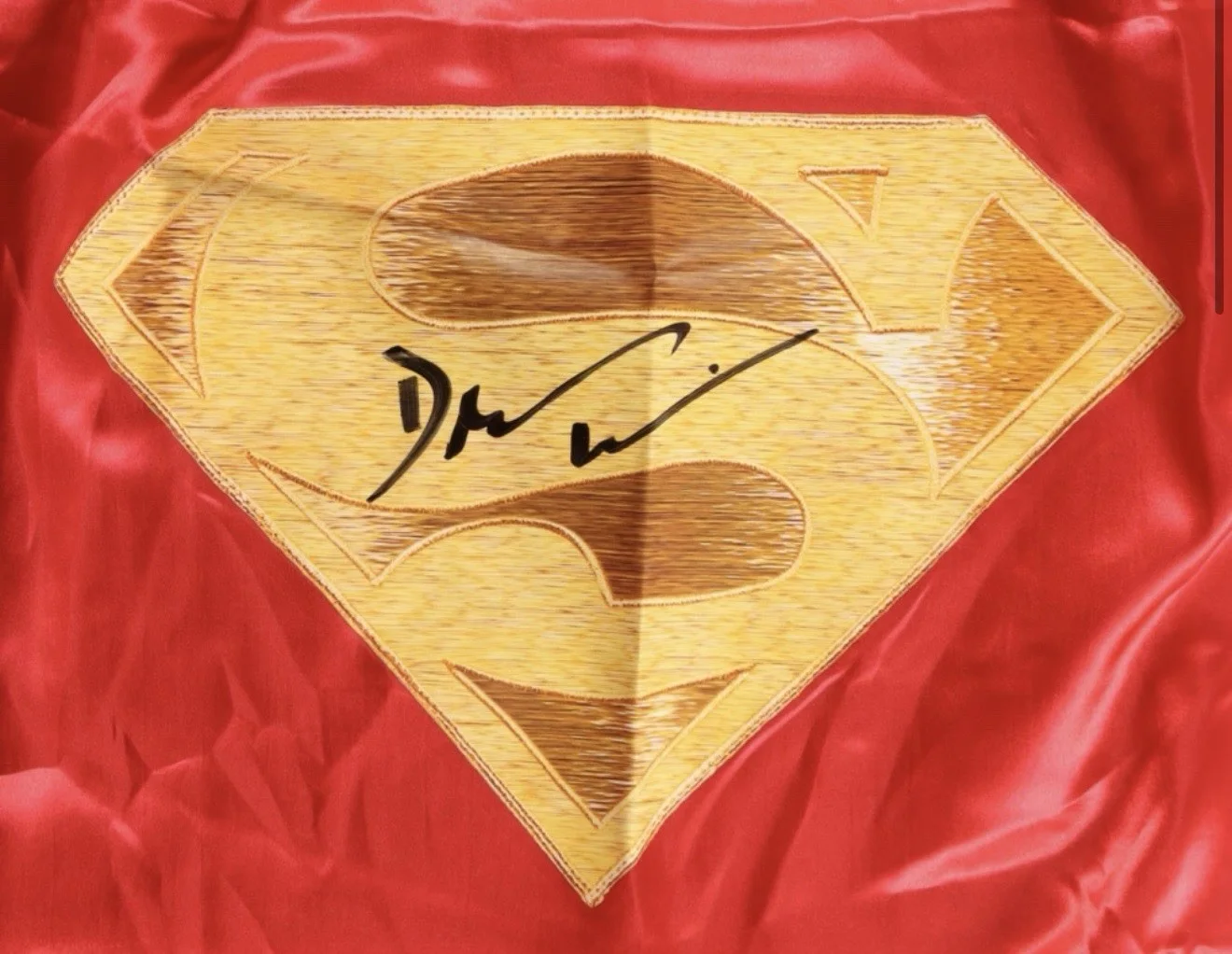 Dean Cain — Dean Cain Signed Autographed Superman Cape JSA COA, image 2