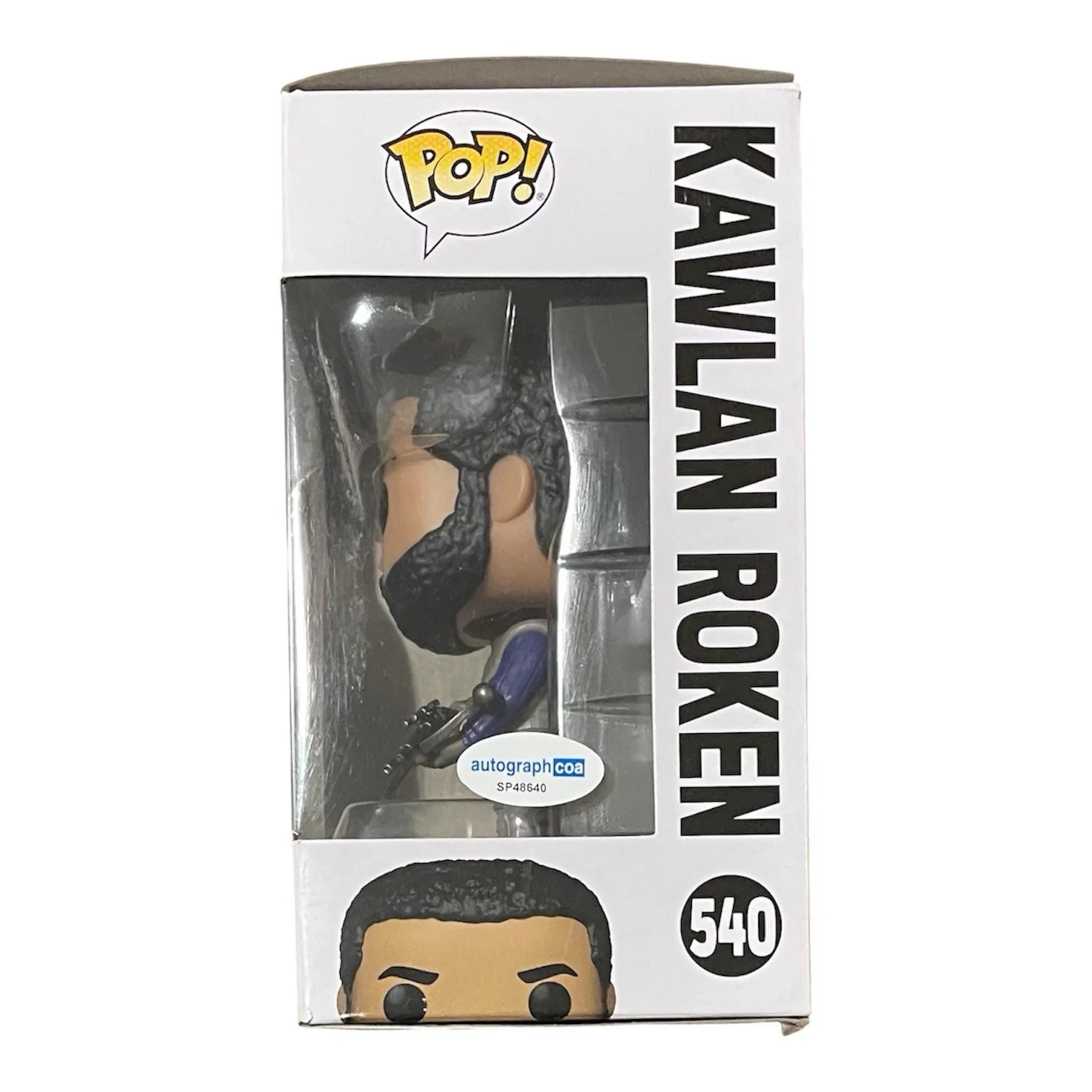 O’Shea Jackson Signed Autographed Star Wars Kenobi Kawlan Roken Funko Pop ACOA, image 3