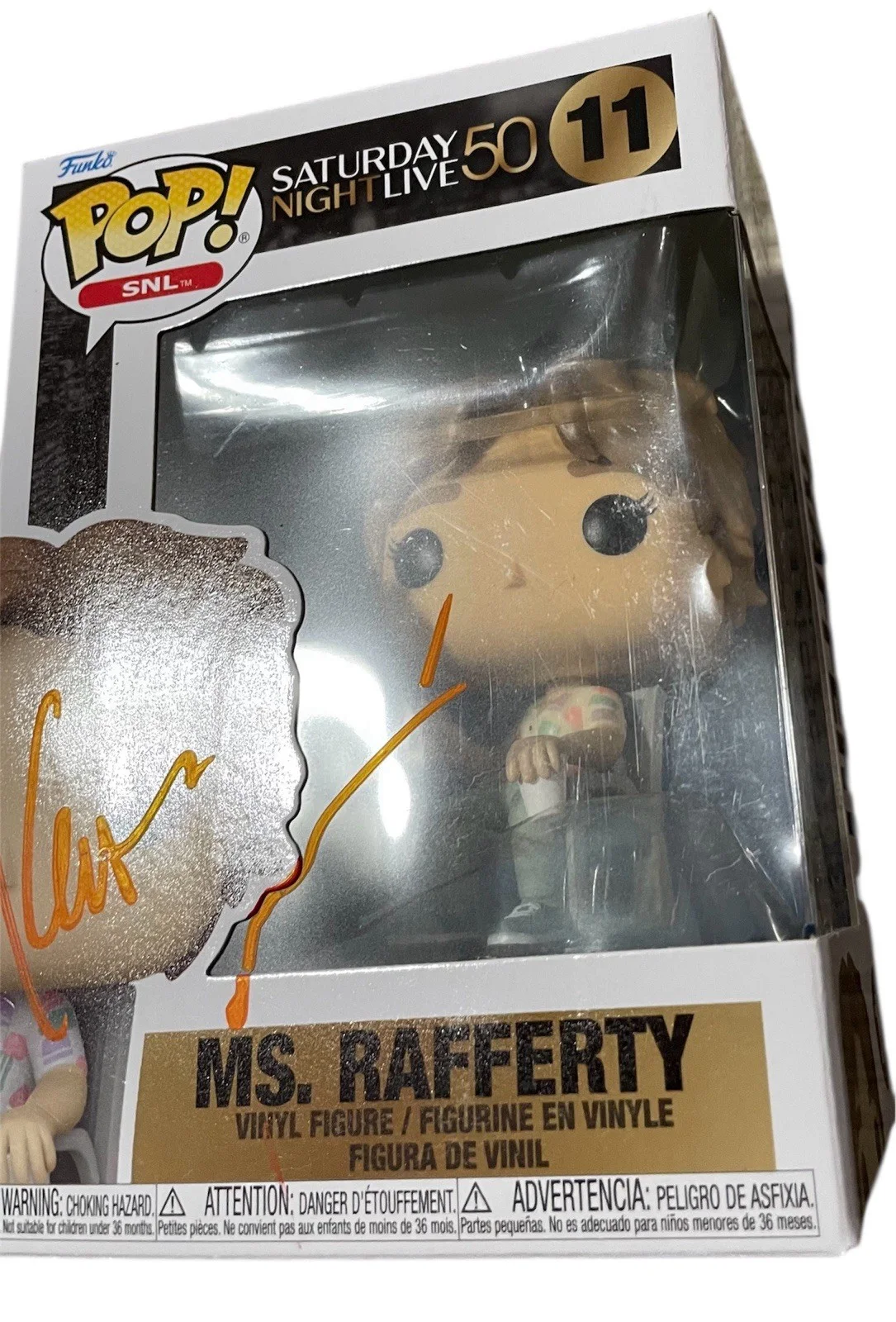 Kate McKinnon Signed Autographed Ms Rafferty Saturday Night Live Funko Pop ACOA, image 3