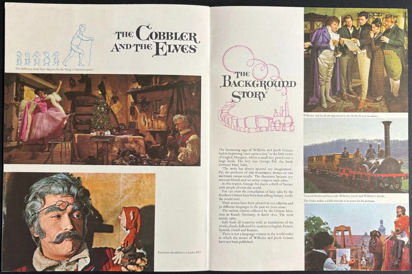 Wonderful World of the Brothers Grimm ORIGINAL Movie Brochure Cinerama 1962, изображение 3