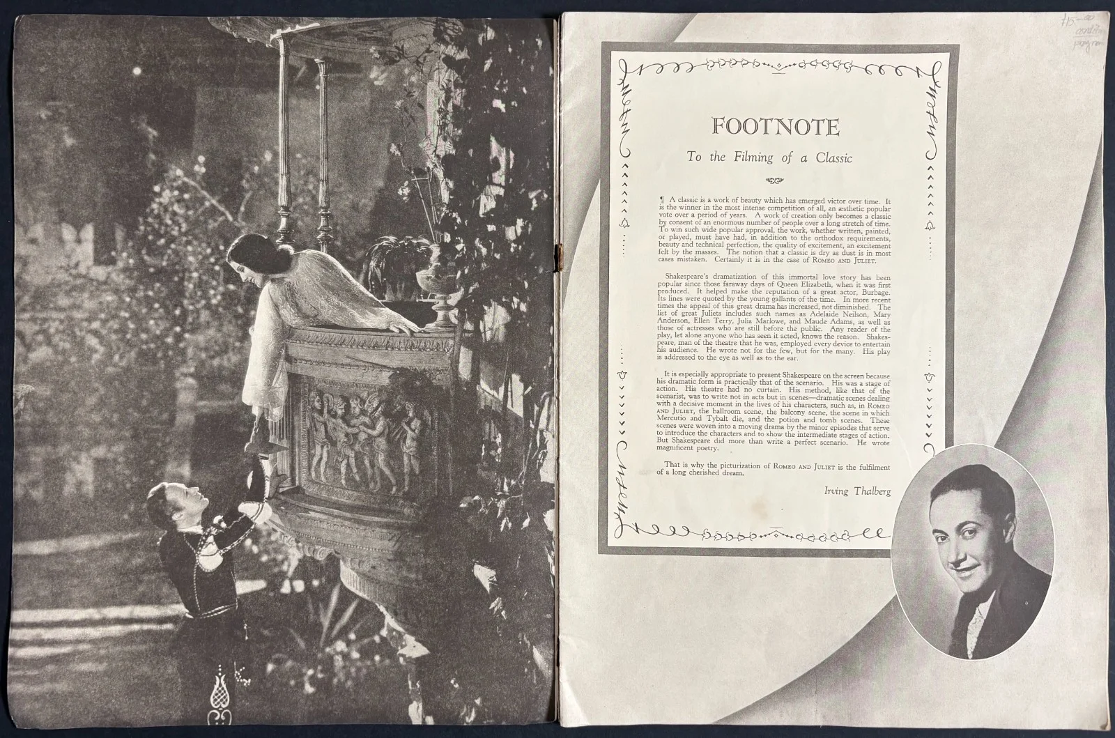 Romeo and Juliet ORIGINAL Film Press Book Leslie Howard Norma Shearer MGM 1936, изображение 2
