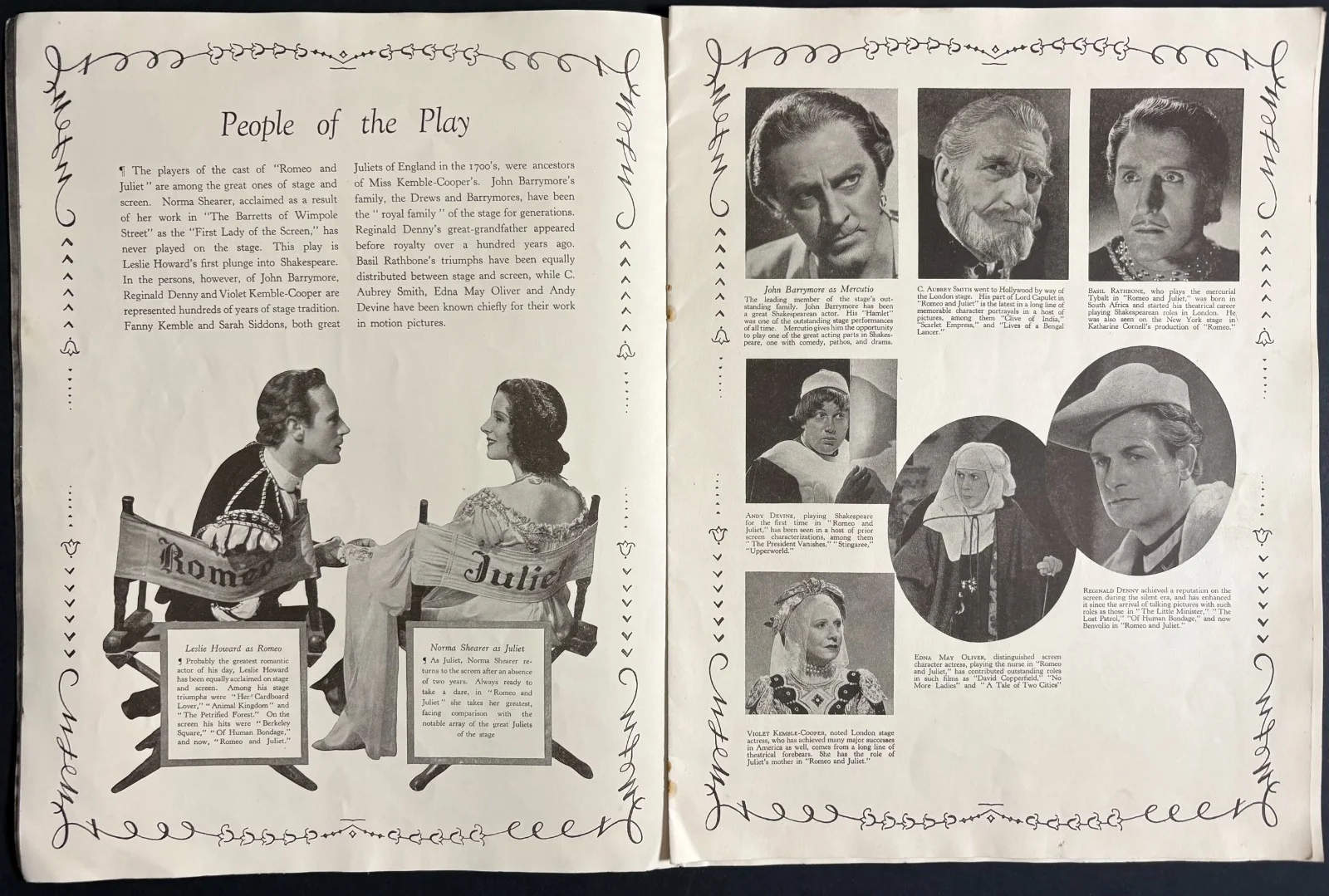 Romeo and Juliet ORIGINAL Film Press Book Leslie Howard Norma Shearer MGM 1936, изображение 3