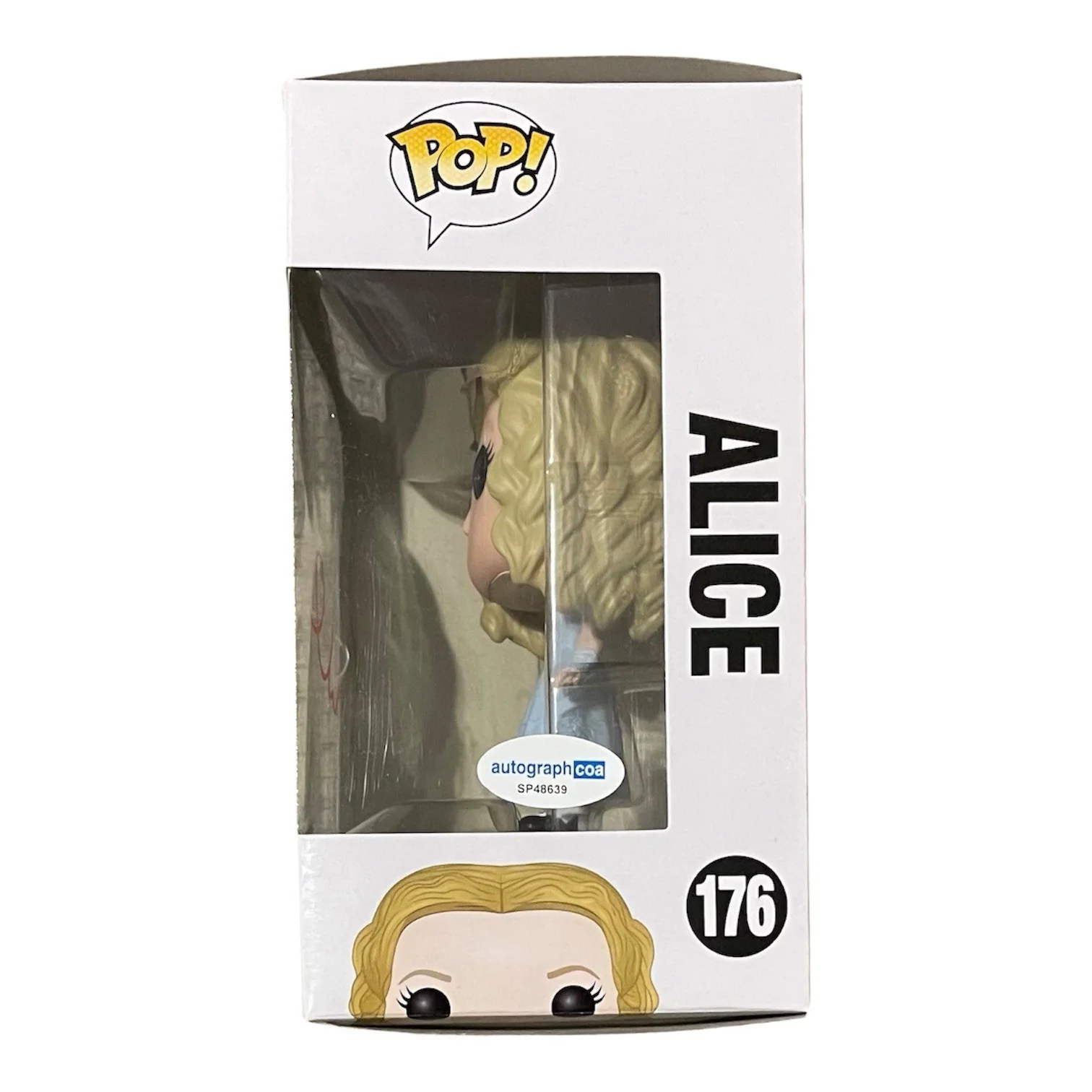 Mia Wasikowska Signed Autographed Alice In Wonderland Funko Pop #176 ACOA, image 2