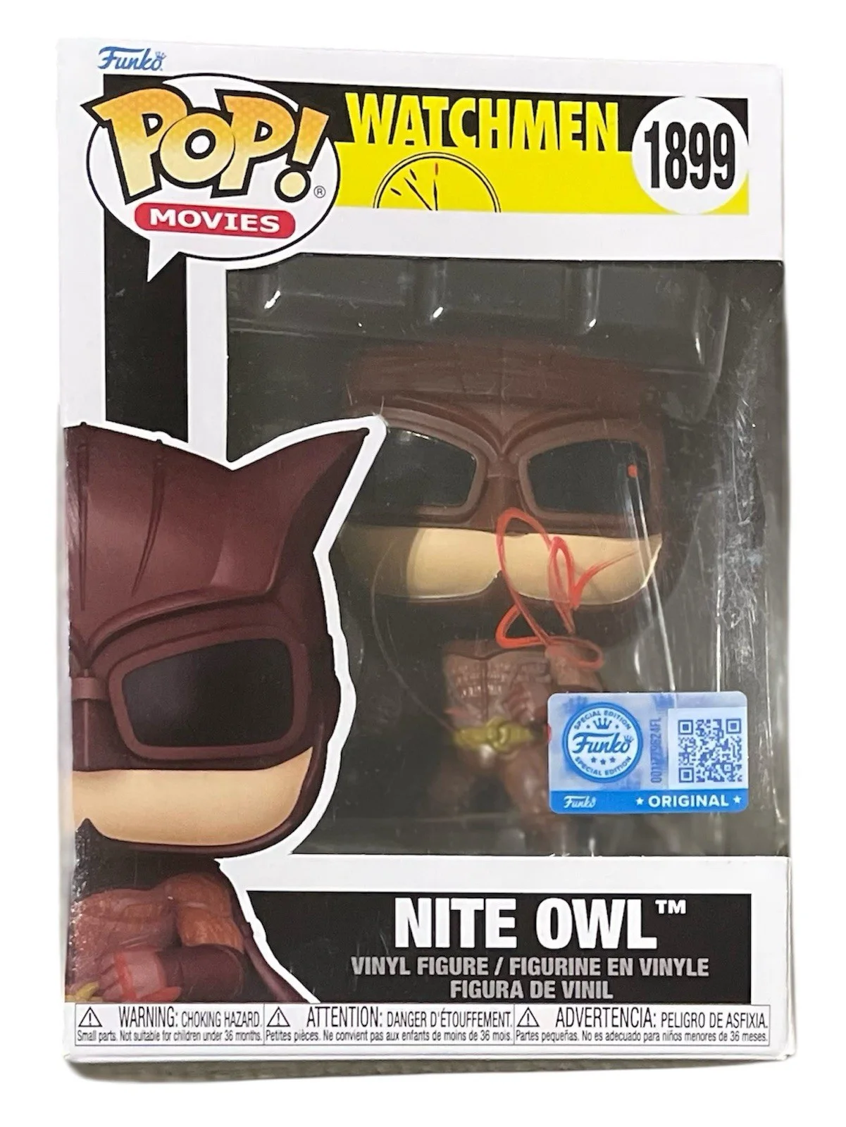 Patrick Wilson Signed Autographed Watchmen Nite Owl Funko Pop 1899 ACOA, изображение 2