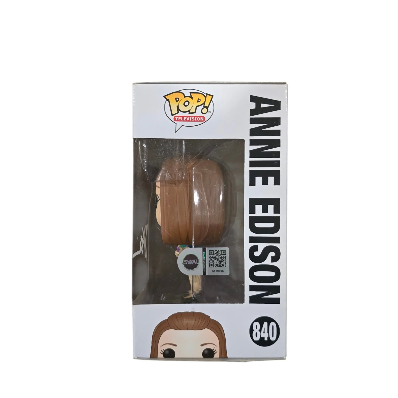 Allison Brie — Allison Brie Signed Annie Edison Funko 840 Community SWAU Authenticated RARE, image 2