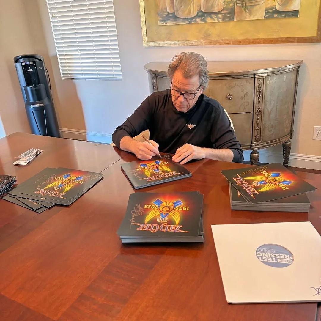 ANGEL SIGNED 50th ANNIV LP FLAT +SEALED BLUE WHITE VINYL PUNKY FRANK GREGG BARRY, изображение 4