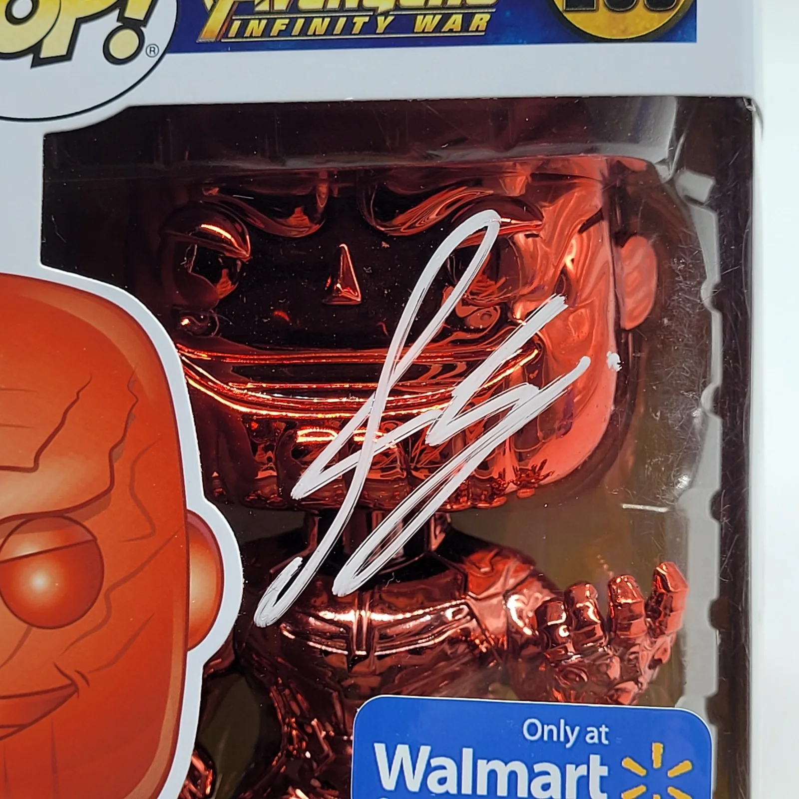 JOSH BROLIN — Josh Brolin Signed Autograph Avengers Thanos Funko Pop #289 Red W/ Protector, изображение 2