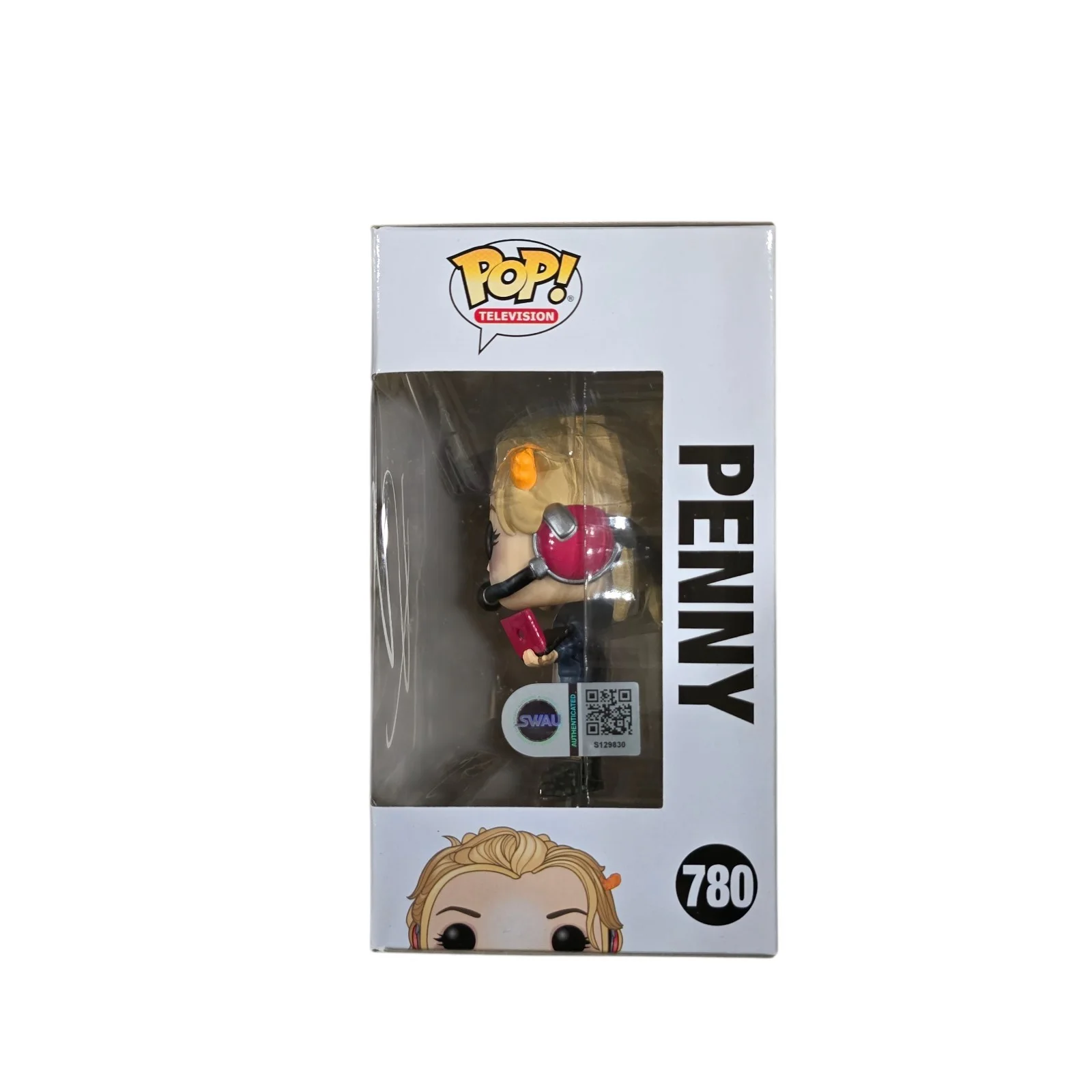 Kaley Cuoco — Kaley Cuoco Signed Penny Funko 780 The Big Bang Theory SWAU Authenticated RARE, изображение 2