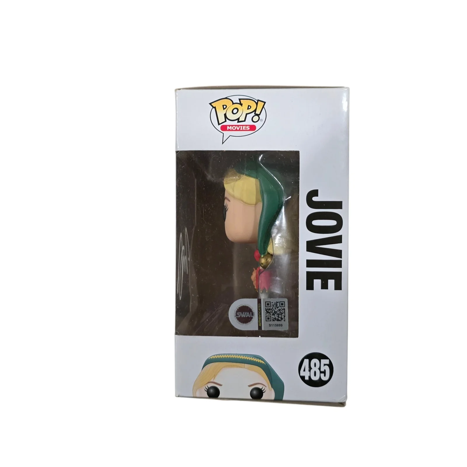 Zooey Deschanel — Zooey Deschanel Assinado Jovie Funko 485 Elf SWAU Autenticado RARO, изображение 2