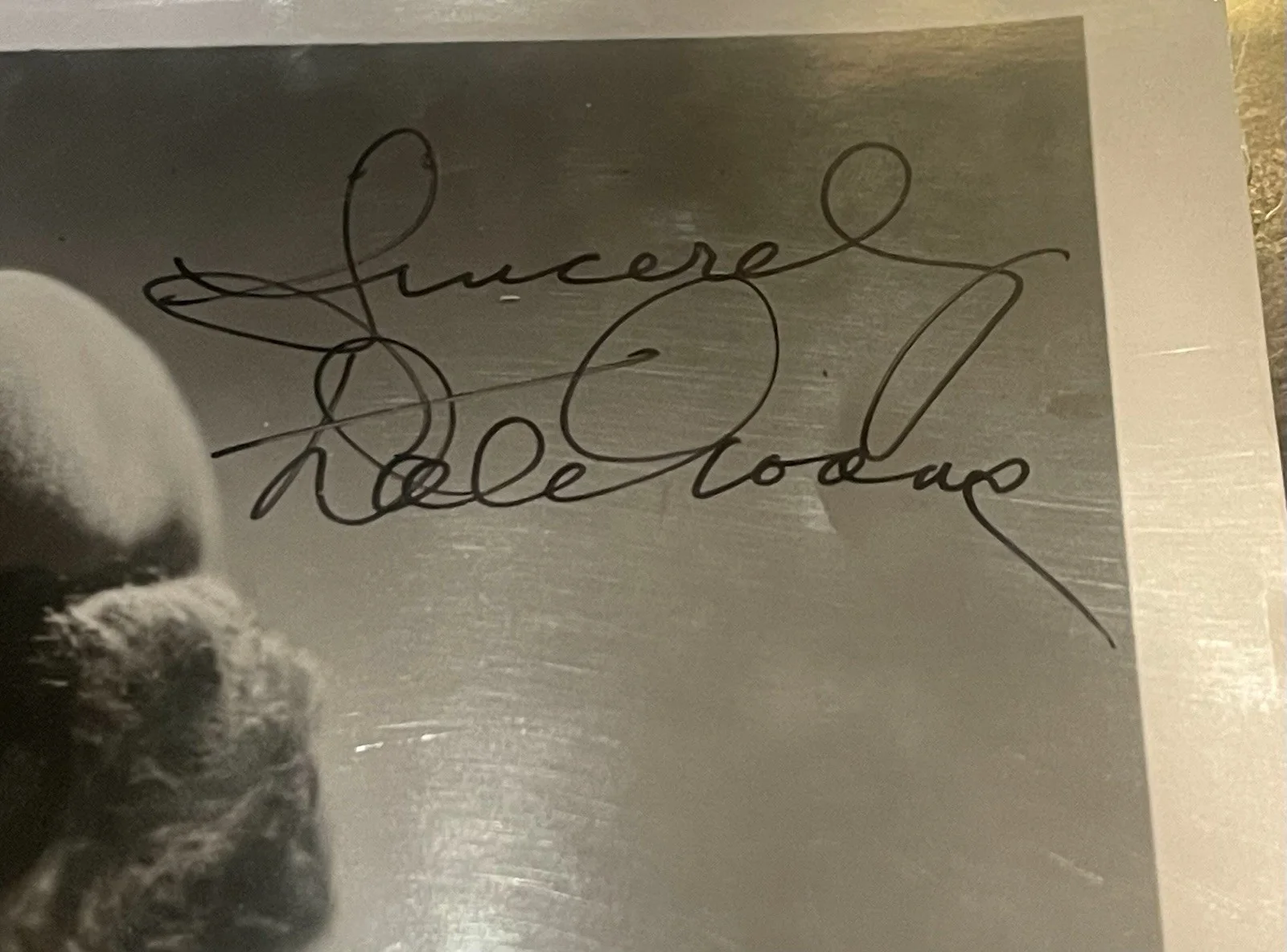JSA COA DALE EVANS (ROY ROGERS) SIGNED RARE 8x10 GLOSSY PHOTO, изображение 2