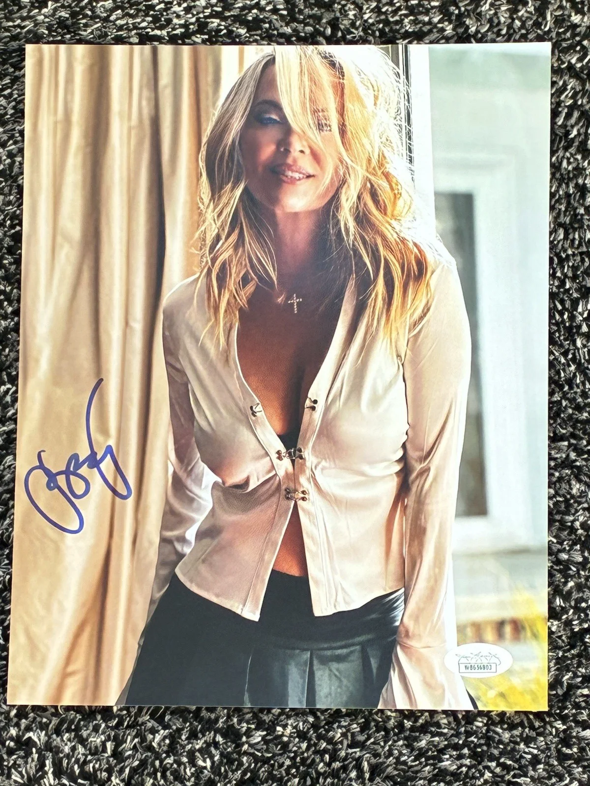 Brandy Ledford — BRANDY LEE LEDFORD SIGNED 8X10 SEXY CLEAVAGE BAYWATCH PENTHOUSE PET 1992 JSA, изображение 2