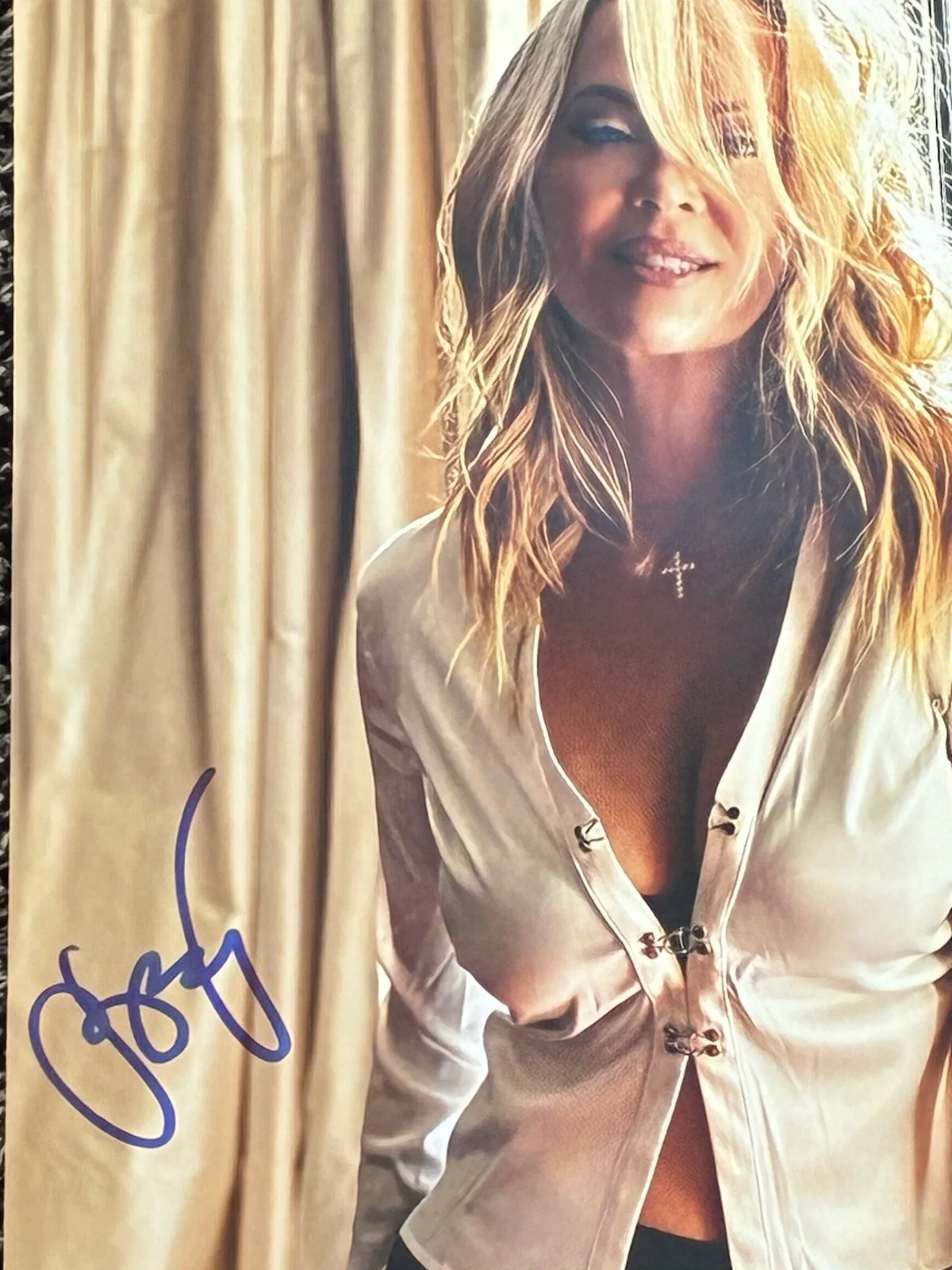 Brandy Ledford — BRANDY LEE LEDFORD SIGNED 8X10 SEXY CLEAVAGE BAYWATCH PENTHOUSE PET 1992 JSA, изображение 3