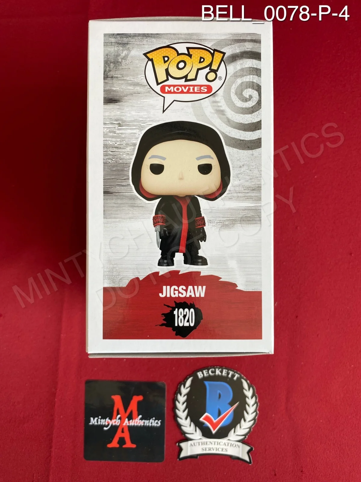 Tobin Bell — Tobin Bell autographed signed Jigsaw Saw Funko Pop #1820 Beckett COA horror, изображение 4