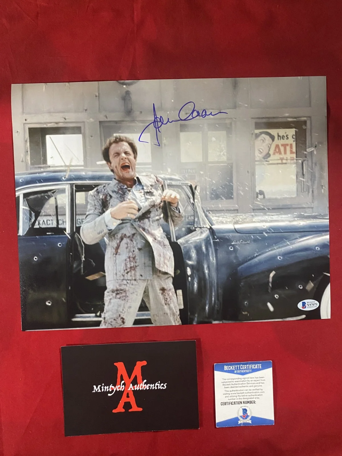 JAMES CAAN — James Caan autographed signed 11x14 photo The Godfather Beckett COA Sonny