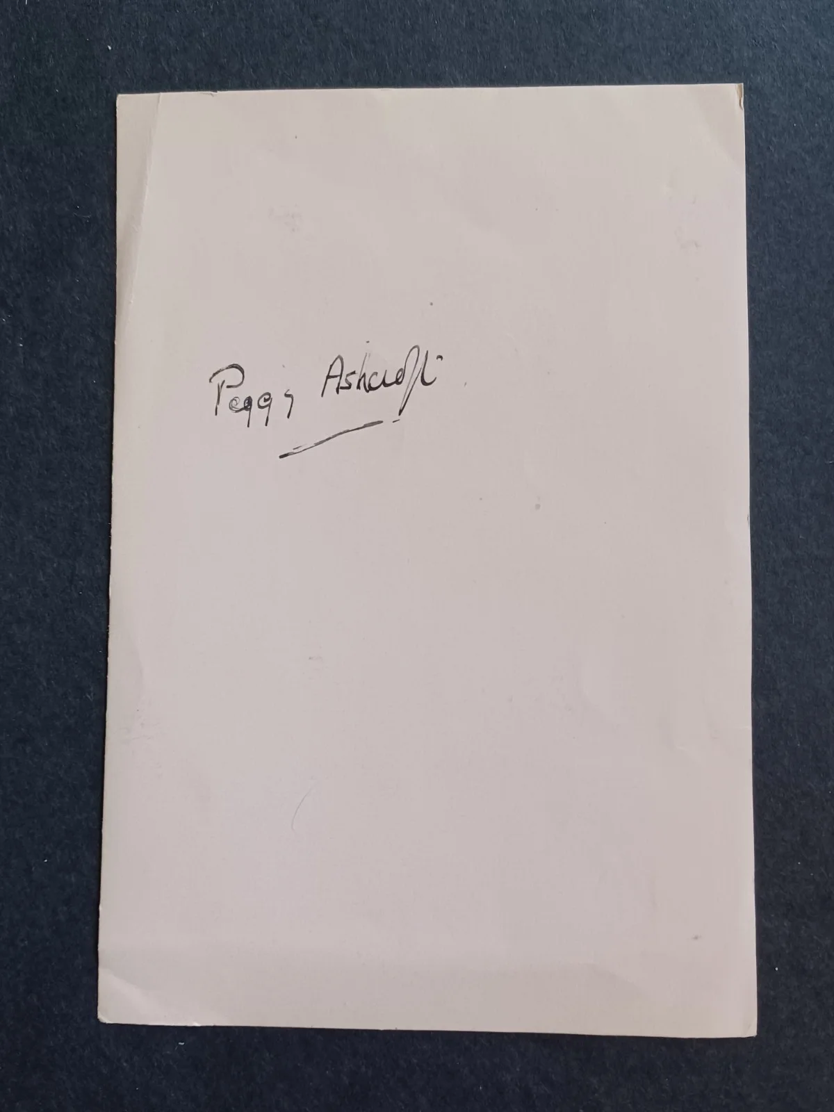 Bernard Clifton (d. 1970) & Peggy Ashcroft (d. 1991) Signed Album Page - Actors, изображение 2