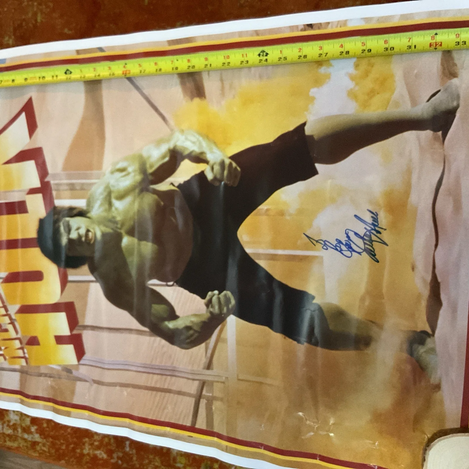 Incredible Hulk LOU FERRIGNO Signed Autographed 24x36 Movie Photo Poster, изображение 2