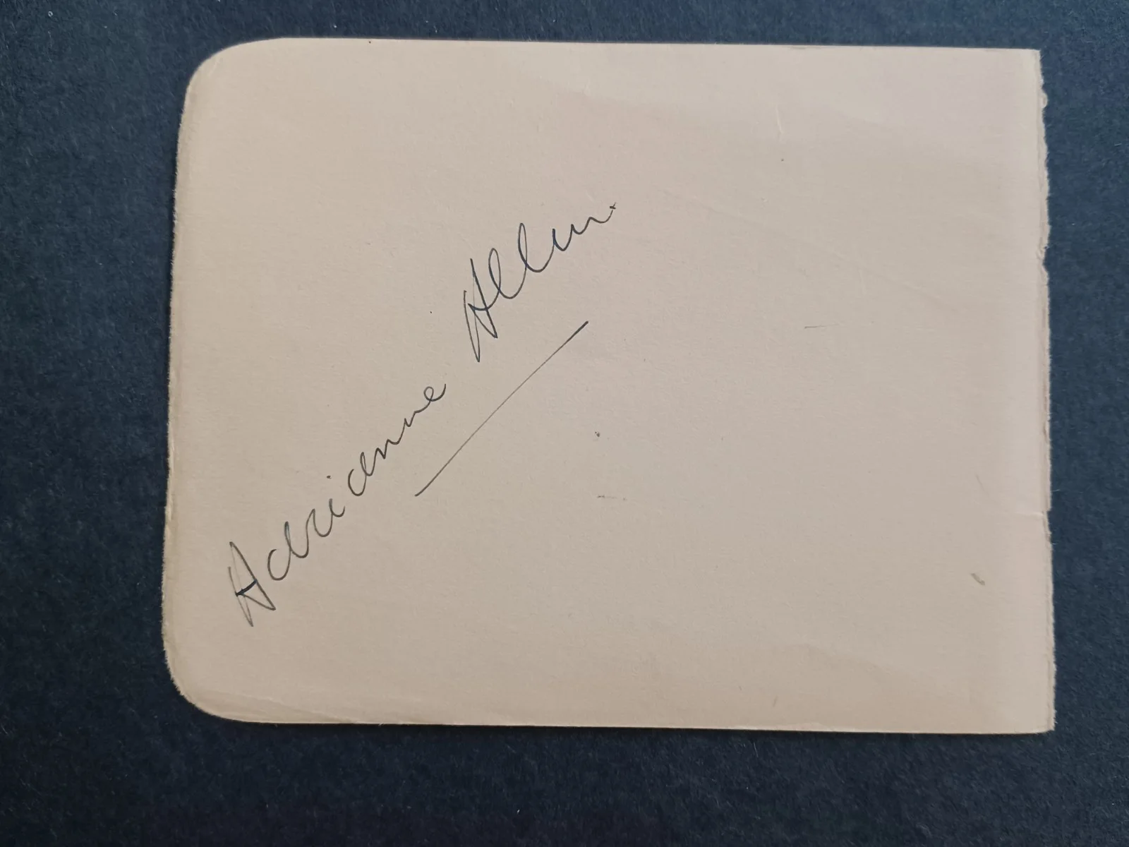 Turner Layton (Singer) & Adrianne Allen (Actress) Signed Album Page, image 2