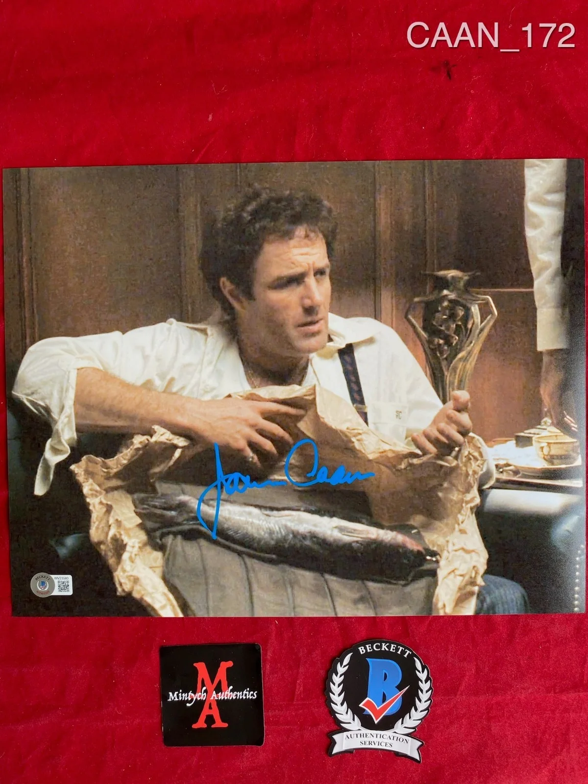 JAMES CAAN — James Caan autographed signed 11x14 photo The Godfather Beckett COA Sonny