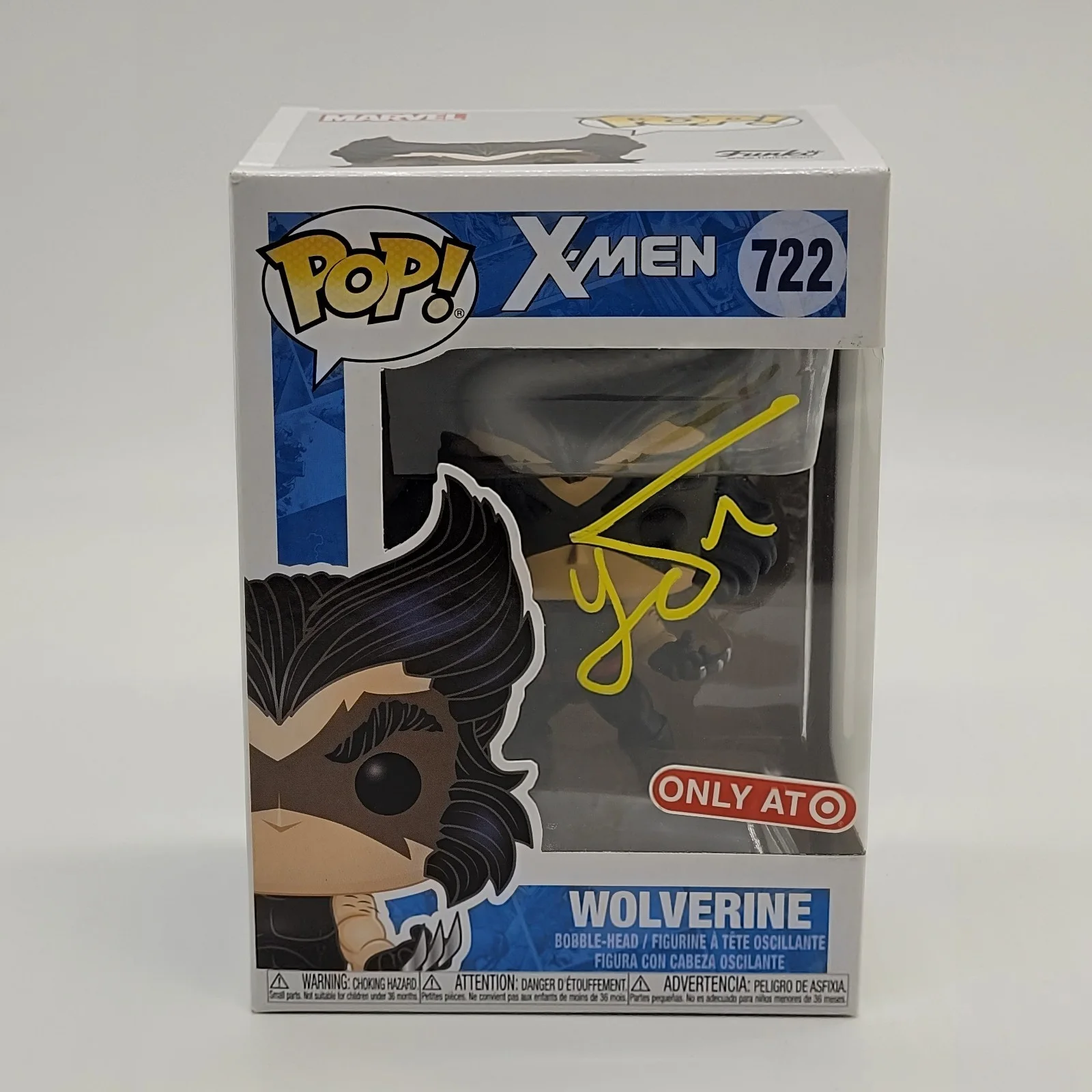 Hugh Jackman — Hugh Jackman Autographed Signed Wolverine Funko POP! #722 W/ Pop Protector, image 3