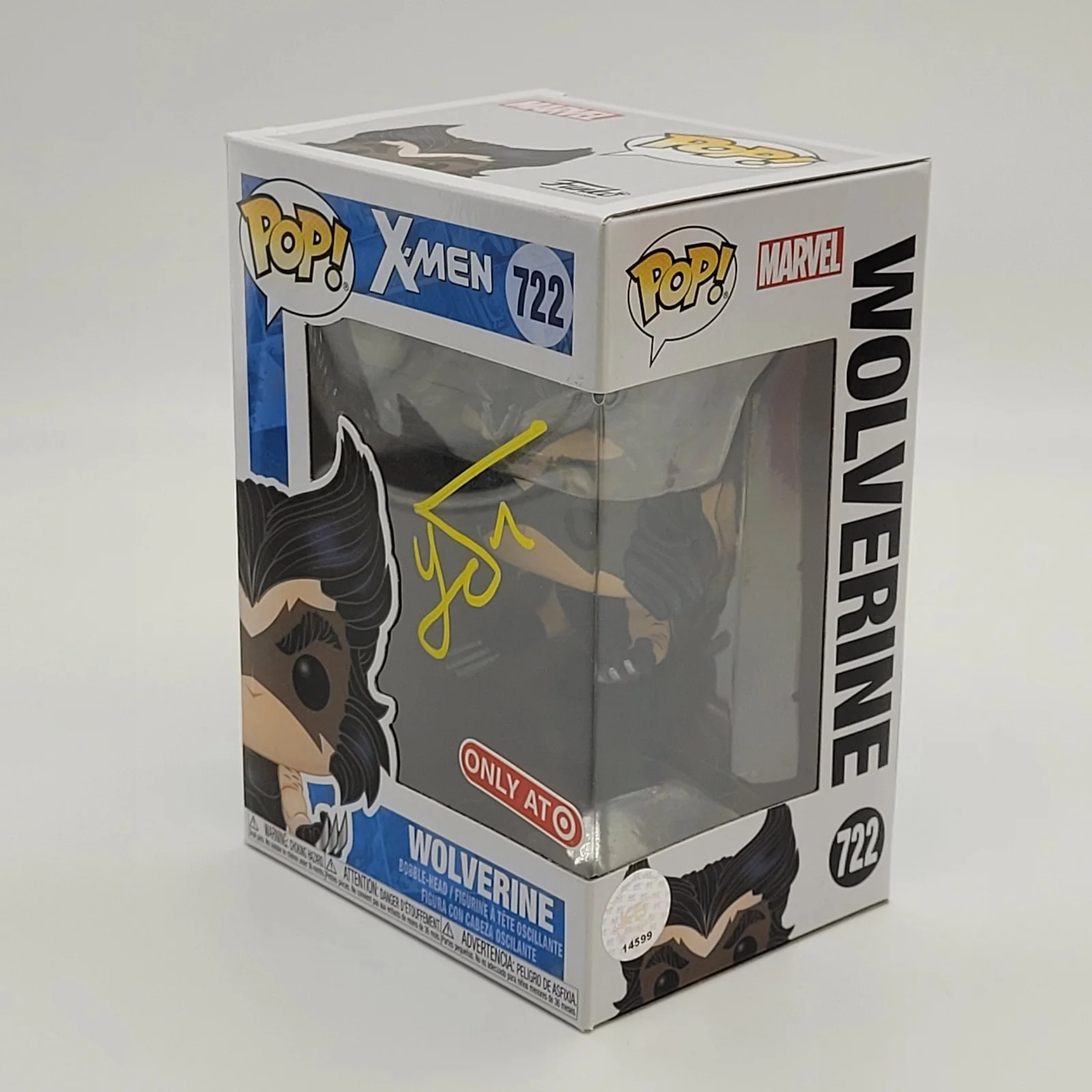Hugh Jackman — Hugh Jackman Autographed Signed Wolverine Funko POP! #722 W/ Pop Protector, image 4