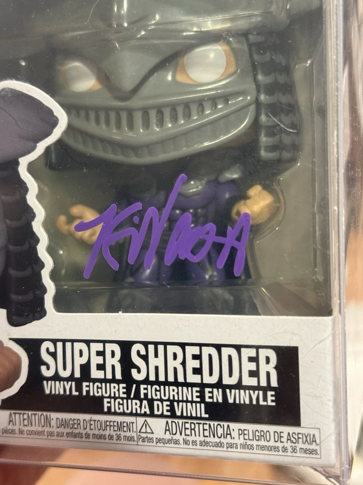 Kevin Nash — Kevin Nash Signed Funko Pop 1138 Super Shredder TMNT Teenage Mutant PSA DNA COA, изображение 2