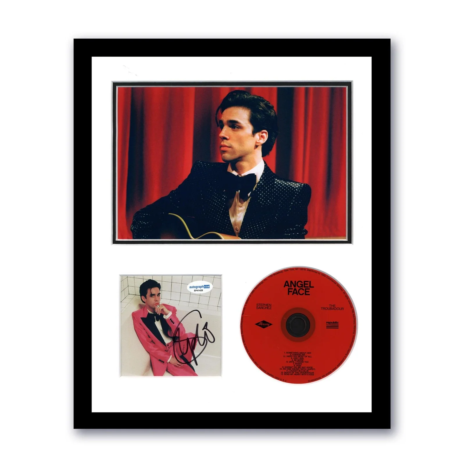 Stephen Sanchez — Stephen Sanchez "Angel Face" AUTOGRAPH Signed Photo Framed 11x14 DIsplay B ACOA