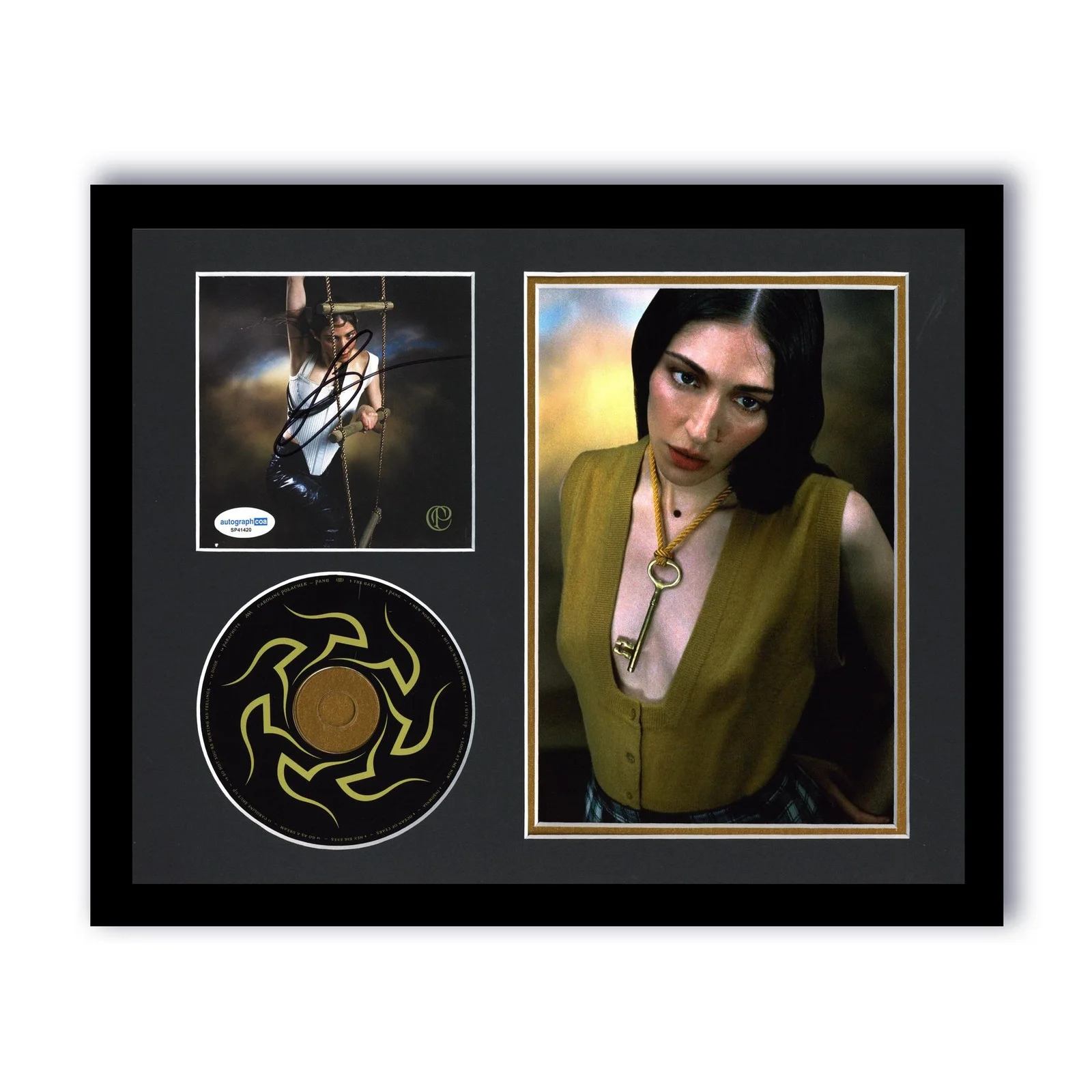Caroline Polachek — Caroline Polachek "Pang" AUTOGRAPH Signed Custom Framed 11x14 CD Display ACOA