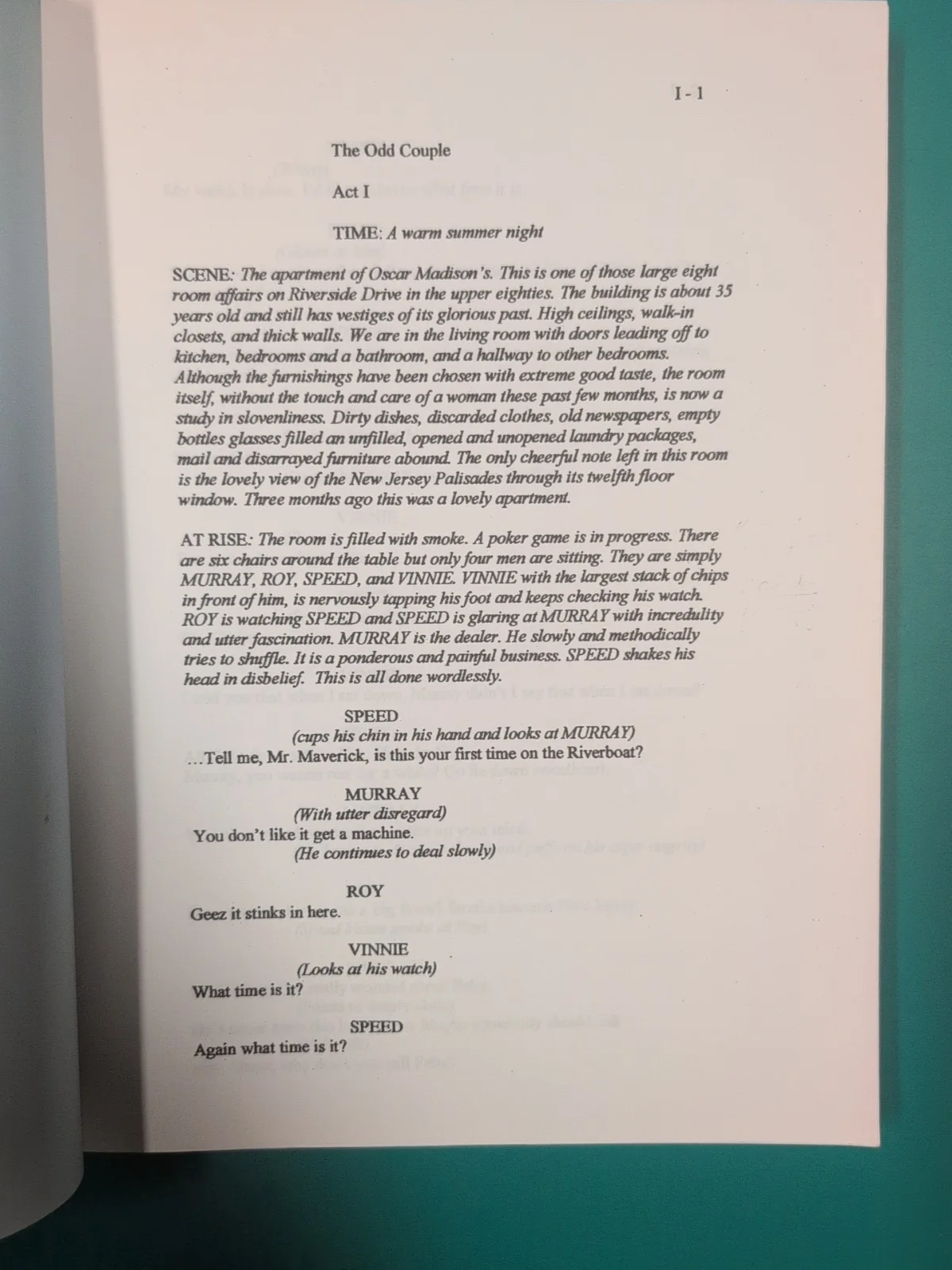 Matthew Broderick, Nathan Lane — The Odd Couple Cast Signed Broadway Script Matthew Broderick Nathan Lane +8 More, image 3