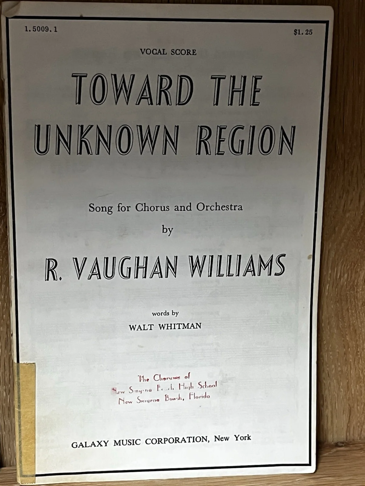 vaughan williams, ralph: toward the unknown region by walt whitman 1918, изображение 4